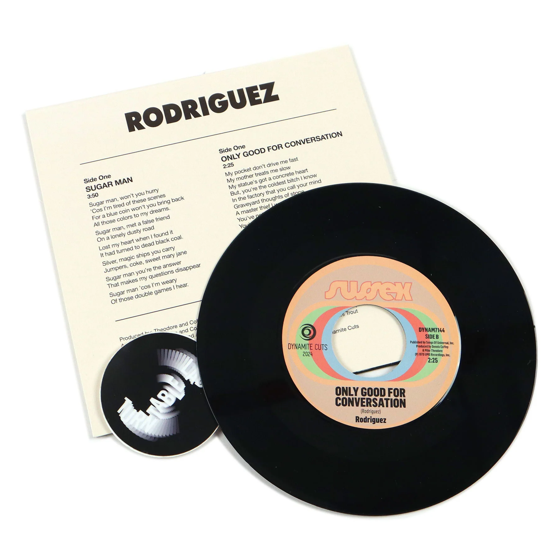 Rodriguez: Sugar Man Vinyl 7" - Image 2