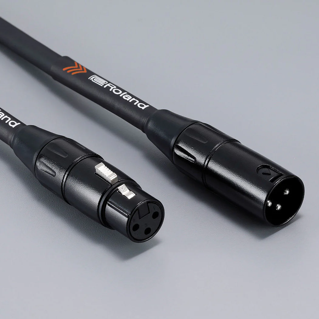 Roland: Black Series Cable - Male XLR to Female XLR / 3 ft. (RMC-B3 EXP) - Image 2