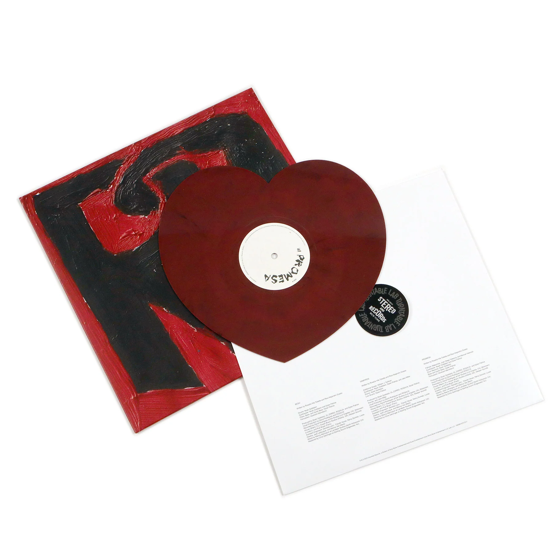 Rosalia & Rauw Alejandro: RR (Heart Shaped Colored Vinyl) Vinyl 12" - Image 4