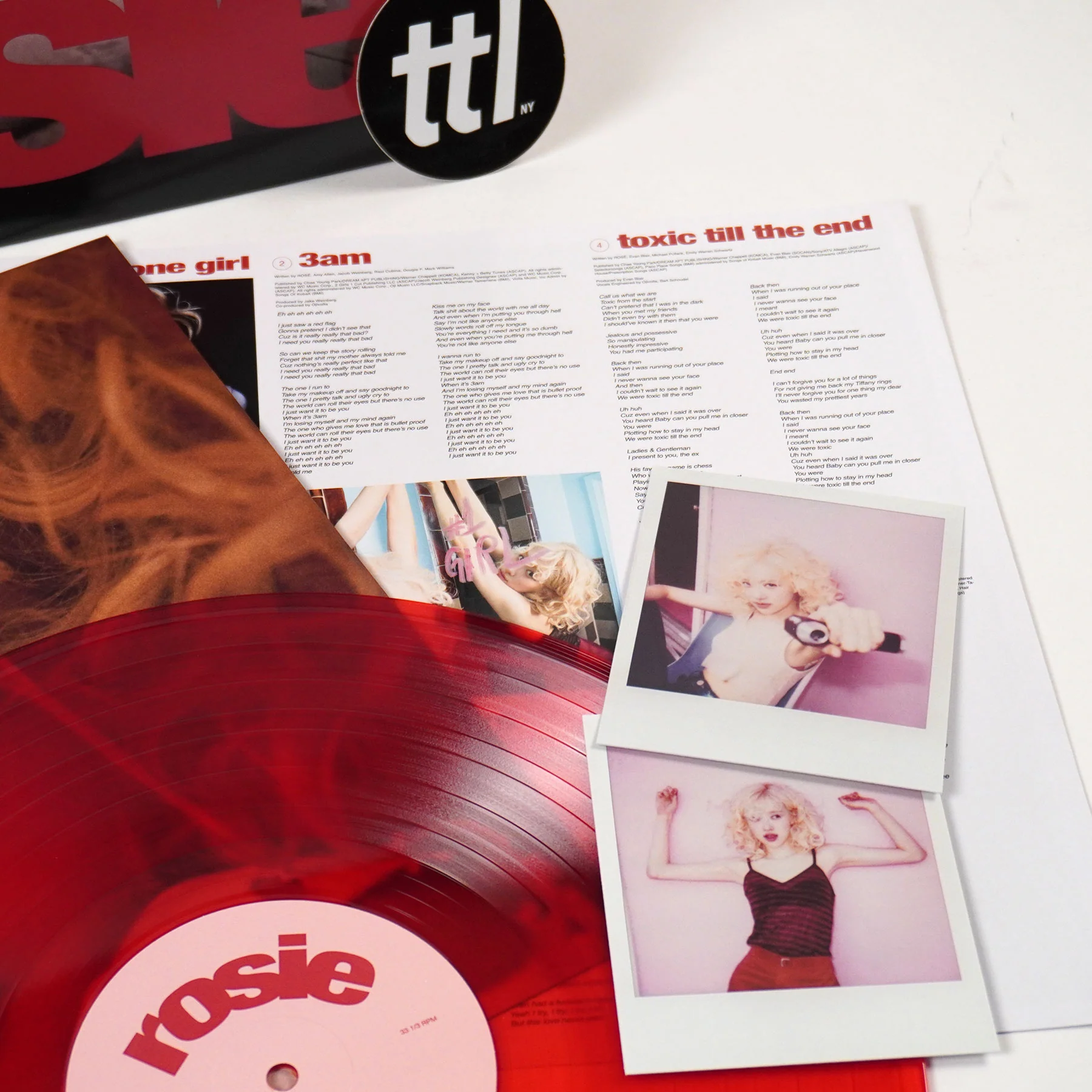 Rose: Rosie (Red Colored Vinyl) Vinyl LP - Image 2