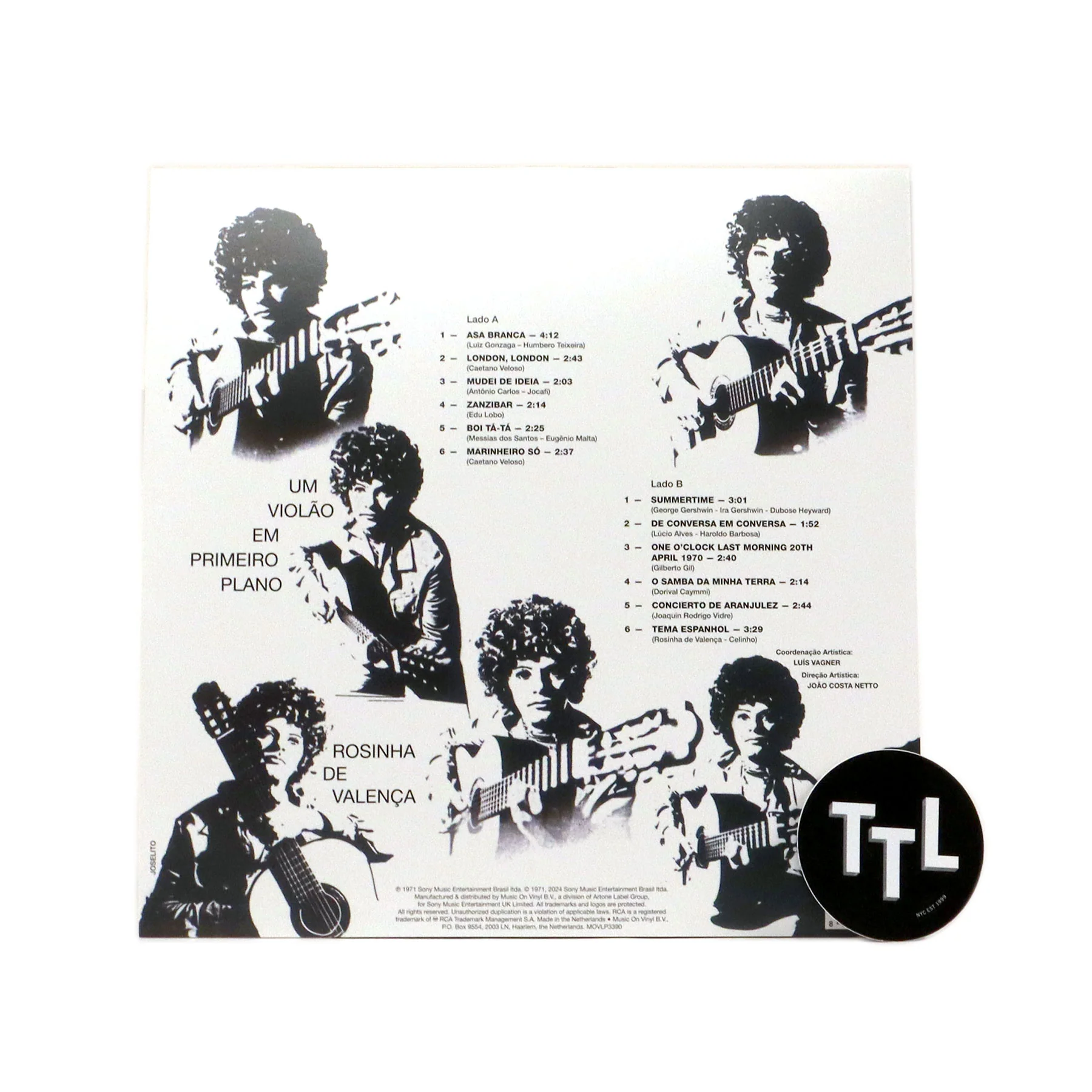 Rosinha De Valenca: Um Violao Em Primeiro Plano (180g, Colored Vinyl) Vinyl LP - Image 3