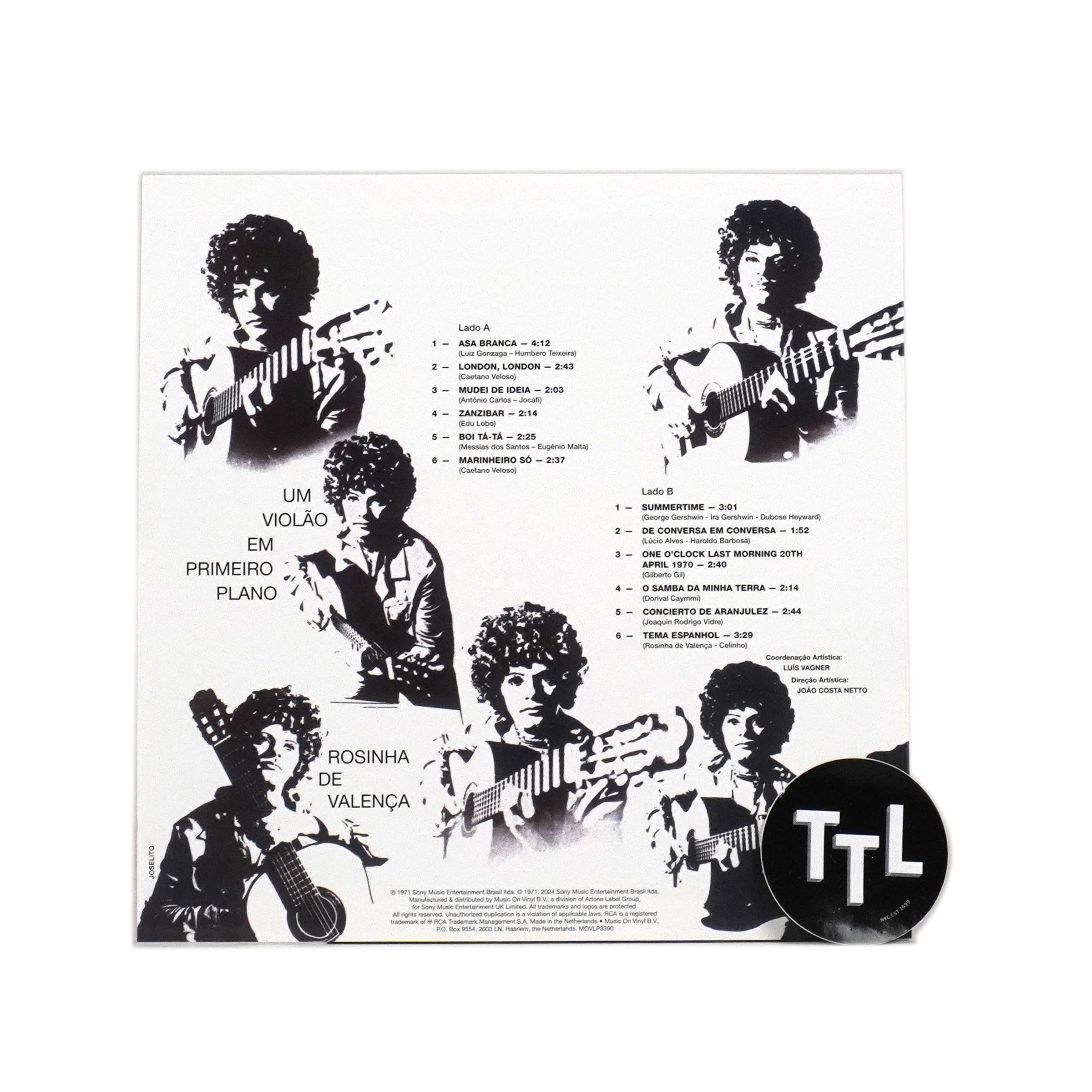 Rosinha De Valenca: Um Violao Em Primeiro Plano (180g, Import) Vinyl LP - Image 2