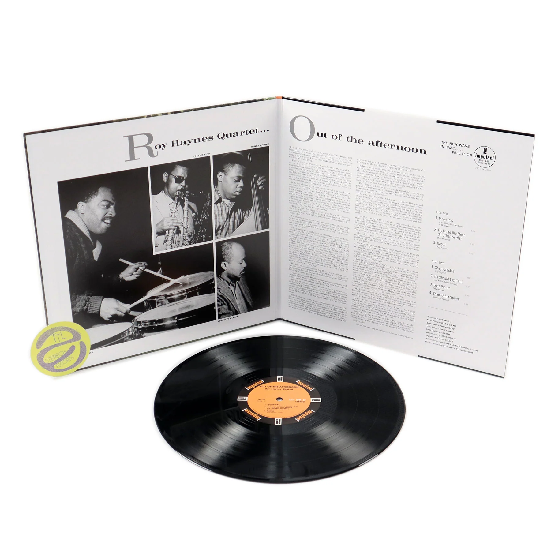 Roy Haynes Quartet: Out Of The Afternoon (Acoustic Sounds 180g) Vinyl LP - Image 2