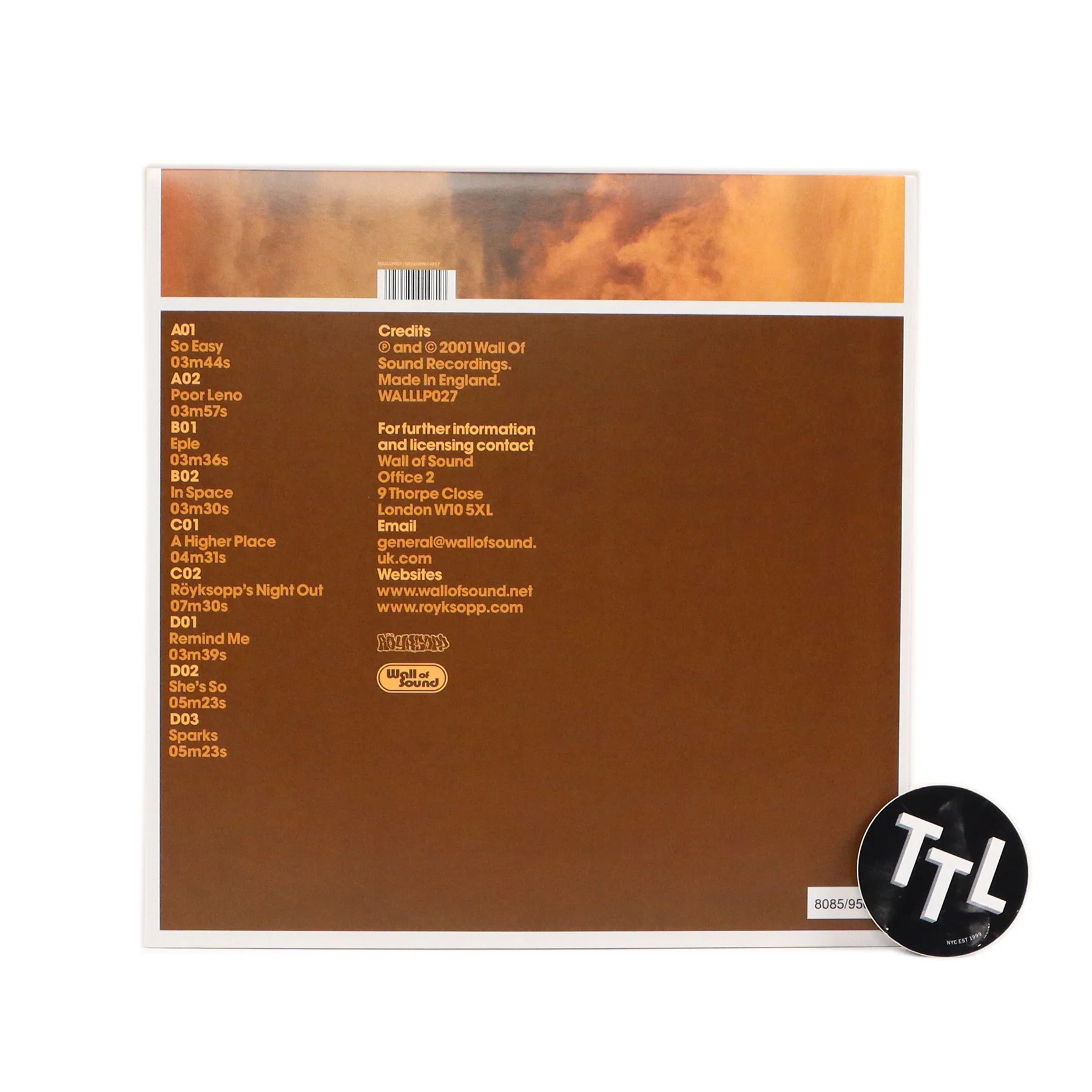 Royksopp: Melody A.M. (Import) Vinyl 2LP - Image 3
