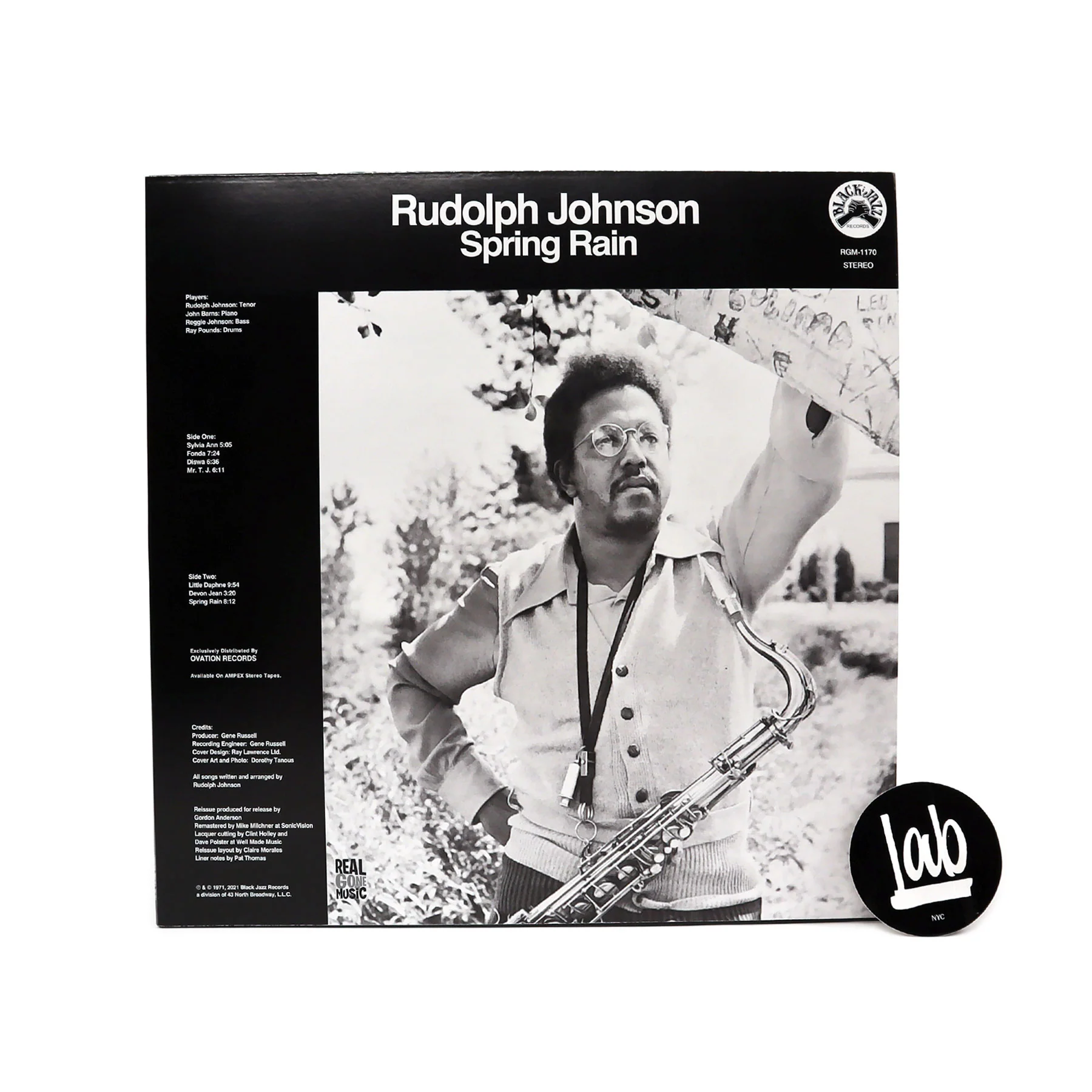 Rudolph Johnson: Spring Rain Vinyl LP - Image 3