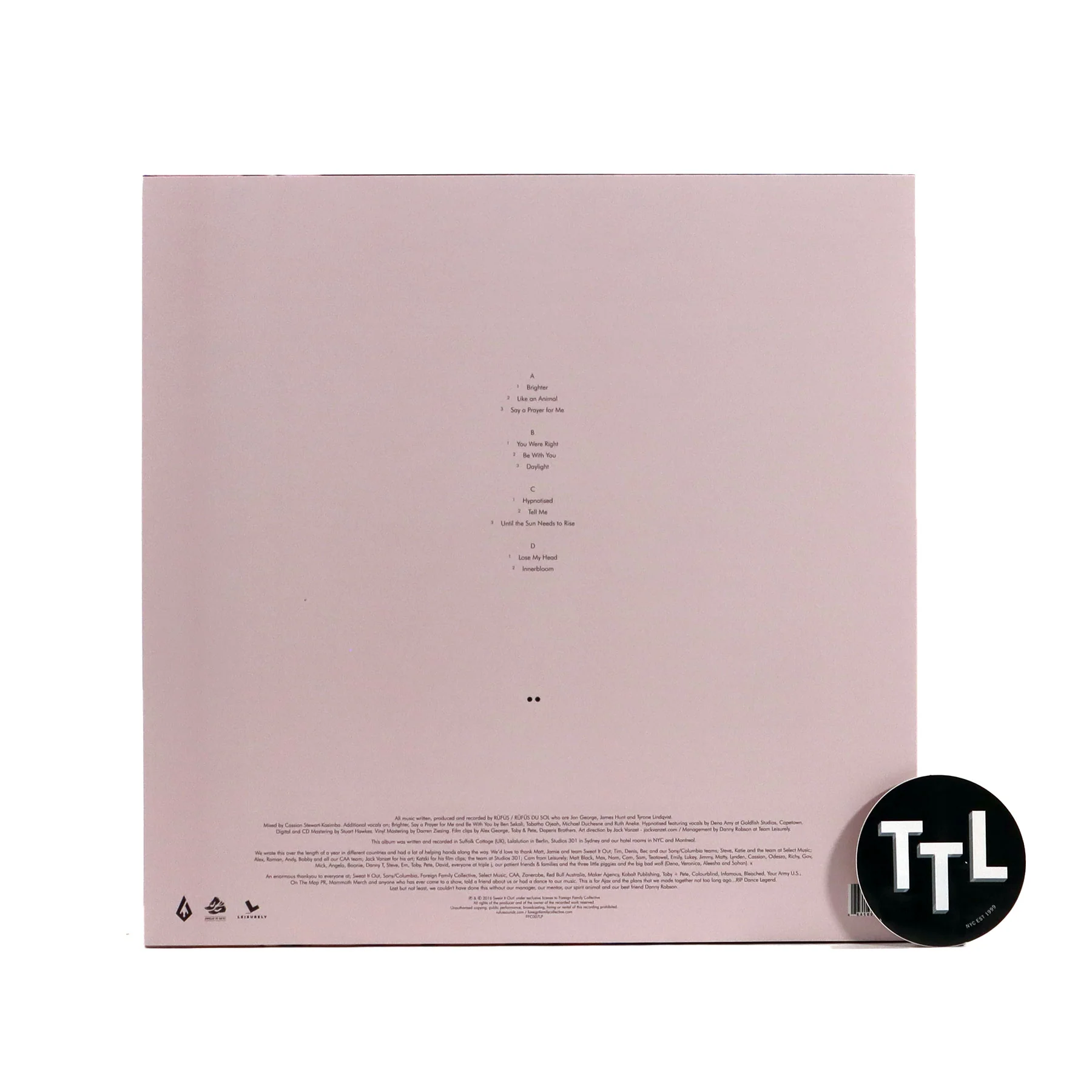 Rufus Du Sol: Bloom (Indie Exclusive Colored Vinyl) Vinyl 2LP - LIMIT 1 PER CUSTOMER - Image 3