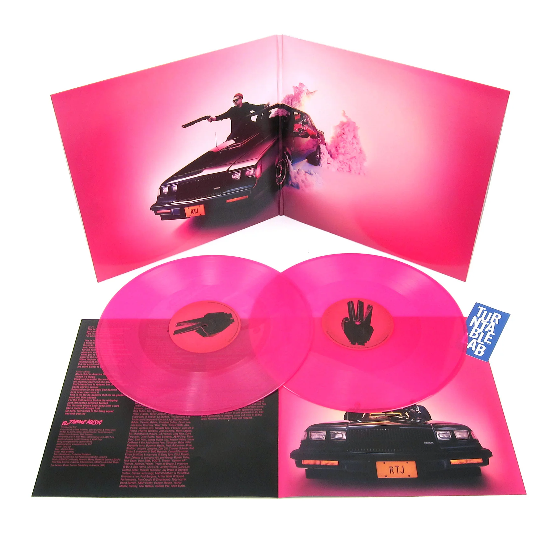 Run The Jewels: RTJ4 (Neon Magenta Colored Vinyl) Vinyl 2LP - Image 2