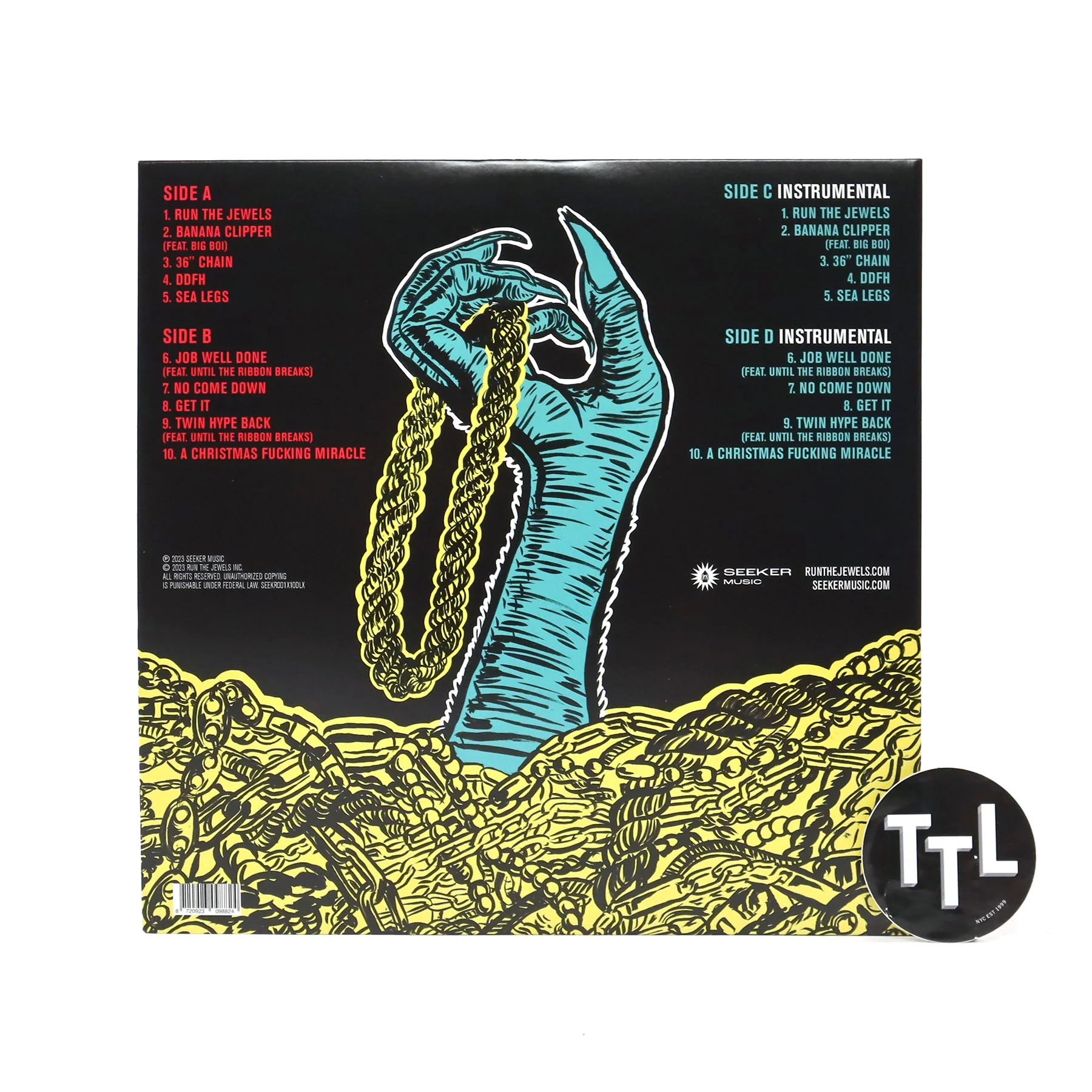 Run The Jewels: Run The Jewels - 10th Anniversary Deluxe Edition (Colored Vinyl) Vinyl 2LP - Image 3