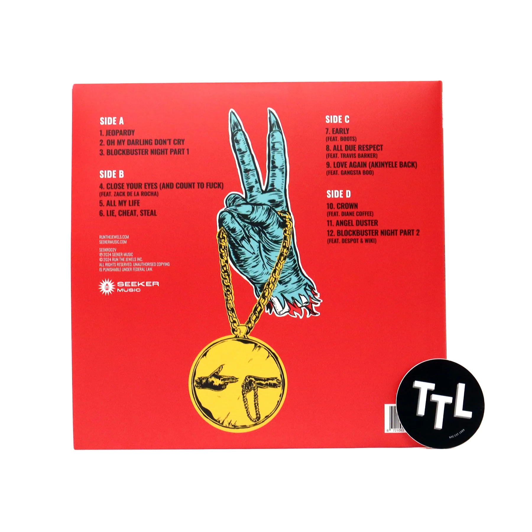 Run The Jewels: Run The Jewels 2 (180g) Vinyl 2LP - Image 3