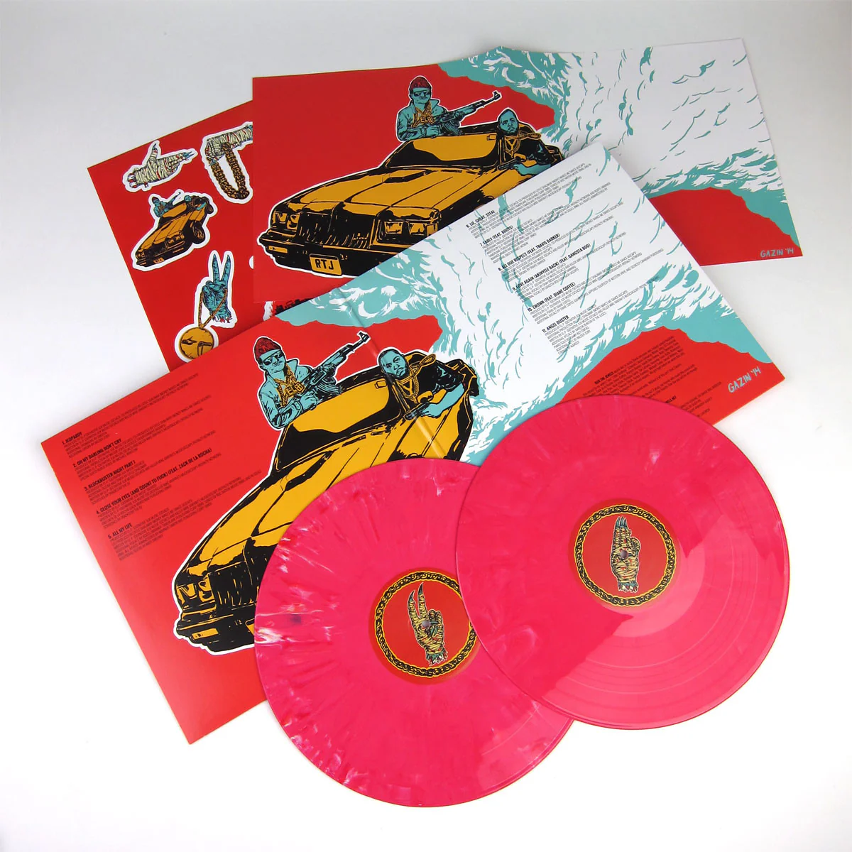 Run The Jewels: Run The Jewels 2 (Colored Vinyl) Pink Vinyl 2LP - Image 2