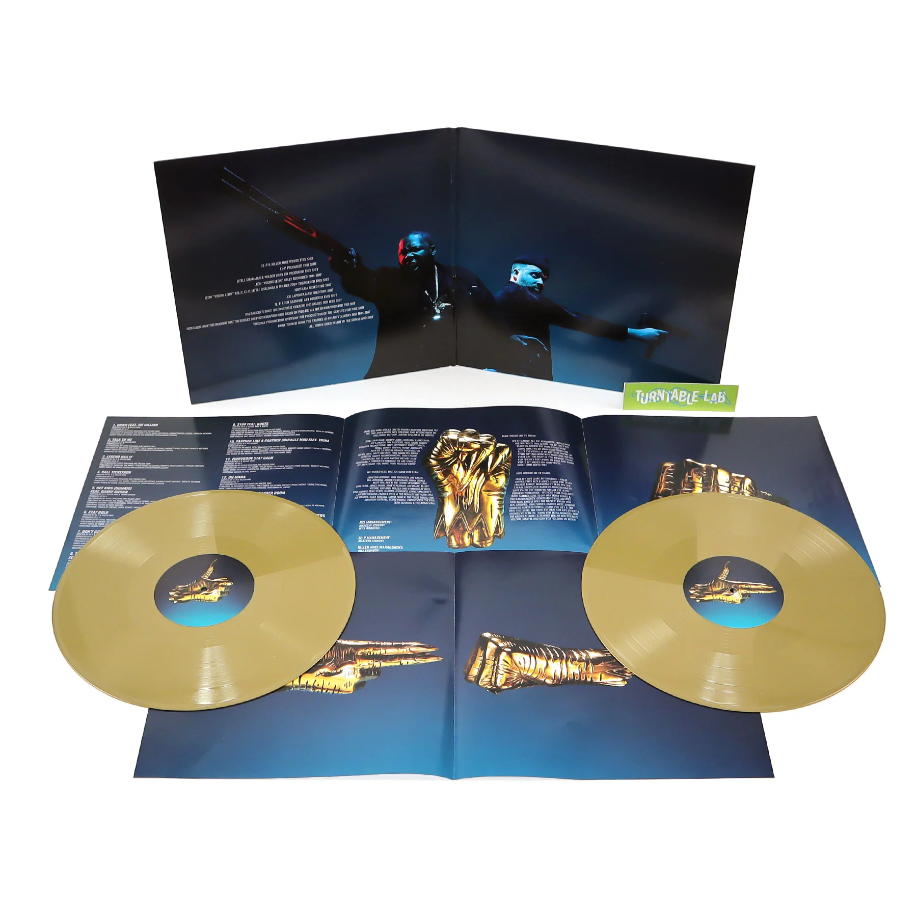 Run The Jewels: Run The Jewels 3 (Opaque Gold Colored Vinyl) Vinyl 2LP - Image 2