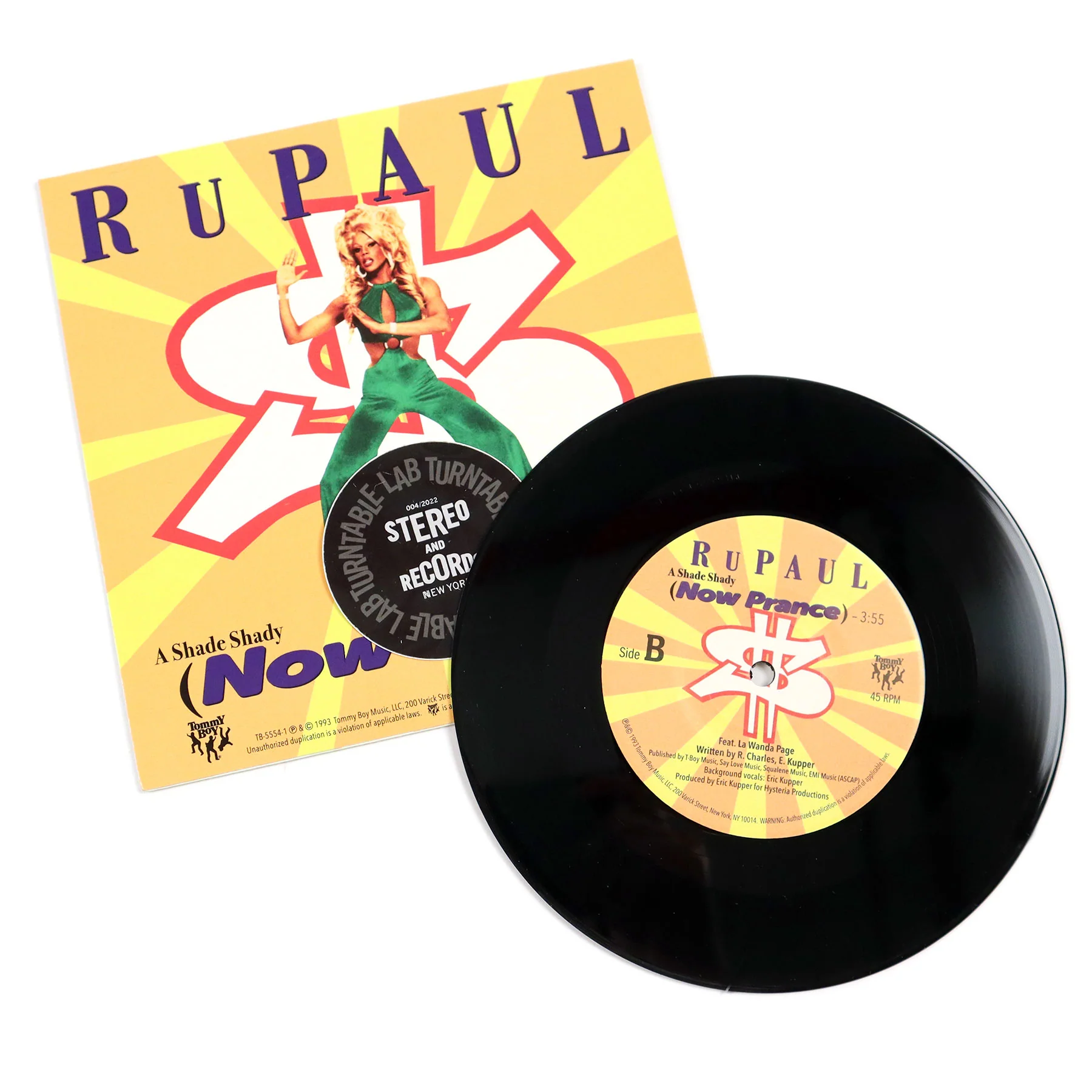 RuPaul: Supermodel (You Better Work) Vinyl 7" - Image 2