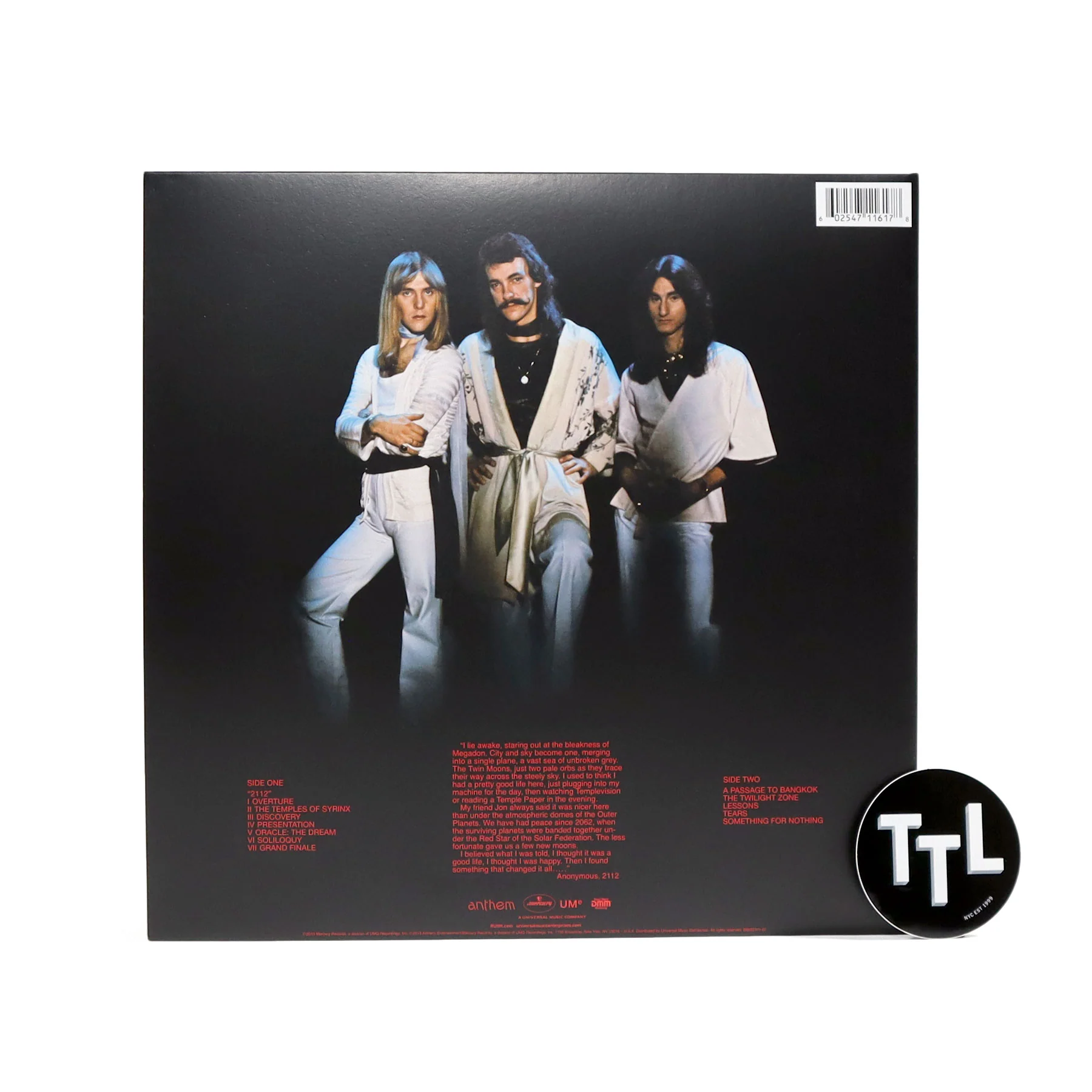 Rush: 2112 (180g, Hologram) Vinyl LP - Image 3