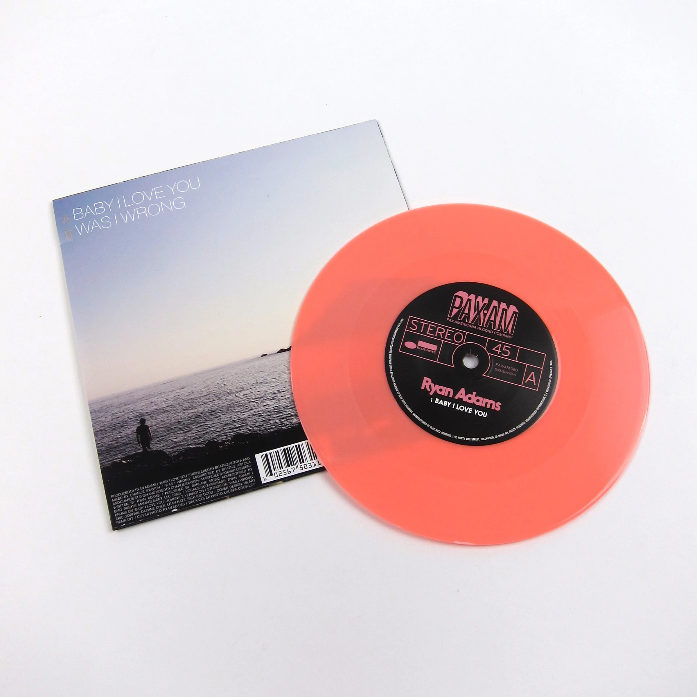 Ryan Adams: Baby I Love You (Colored Vinyl) Vinyl 7" - Image 2