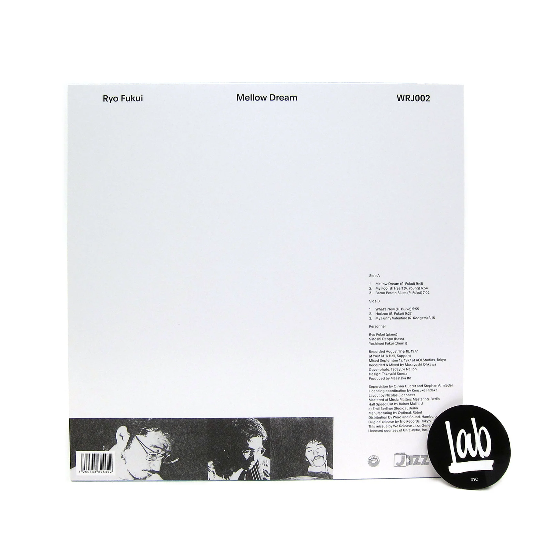 Ryo Fukui: Mellow Dream Vinyl LP - Image 2