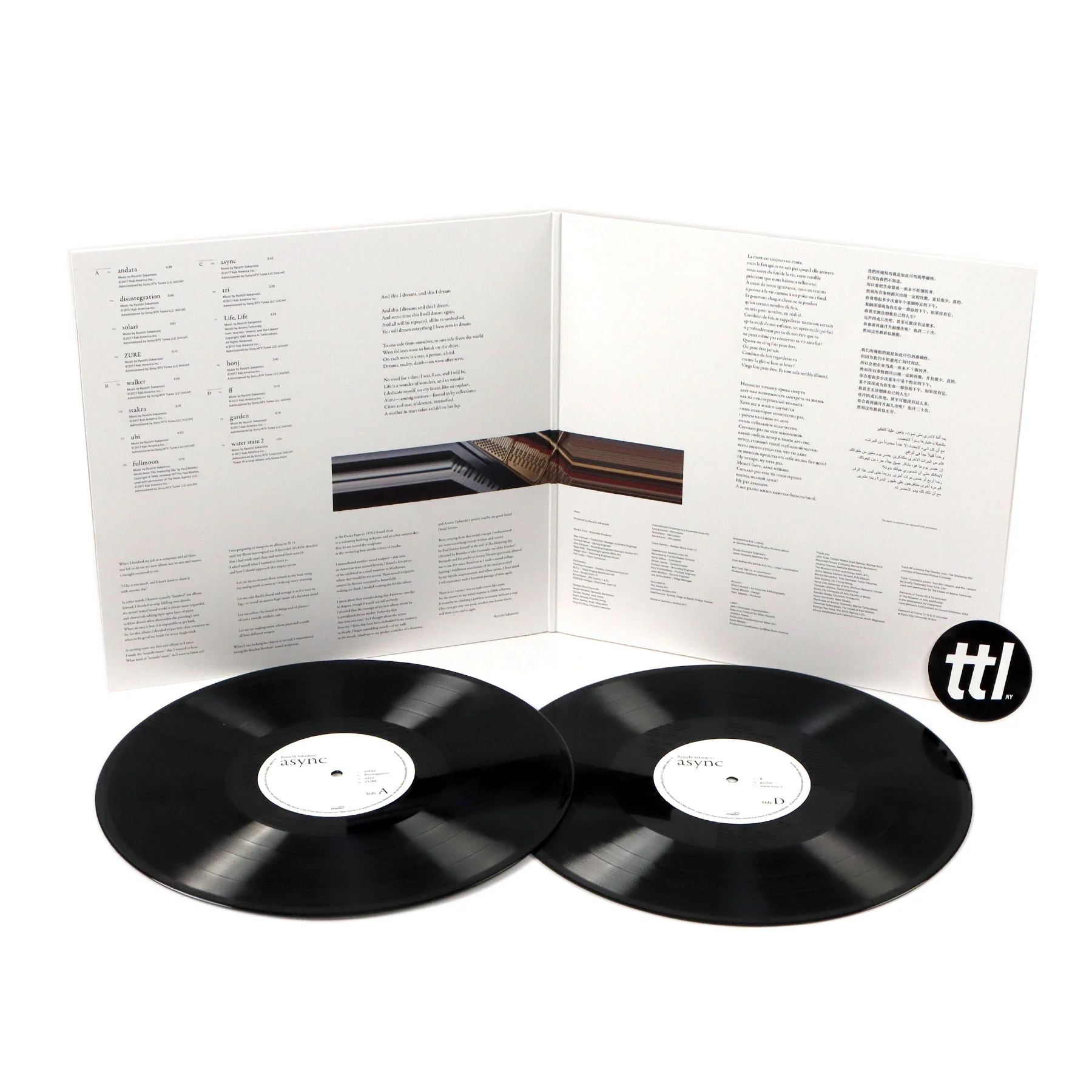 Ryuichi Sakamoto: async (180g) Vinyl 2LP - Image 2