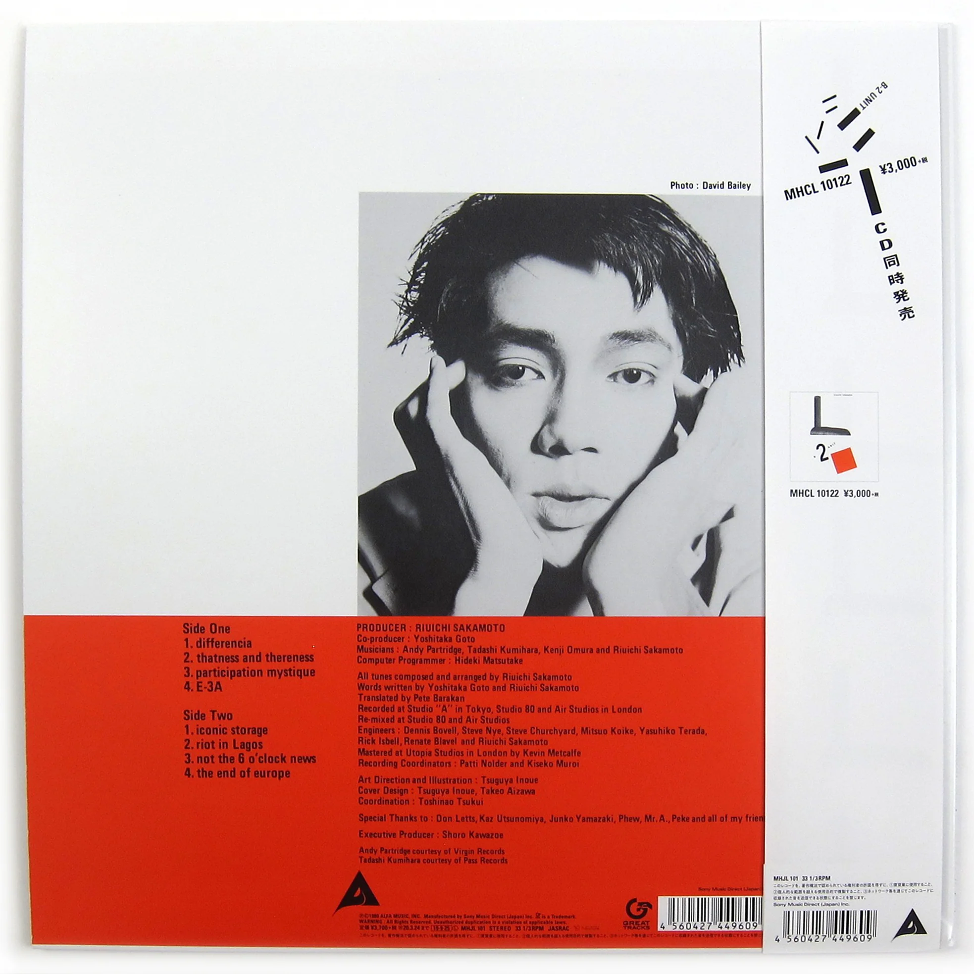 Ryuichi Sakamoto: B-2 Unit Vinyl LP - Image 3