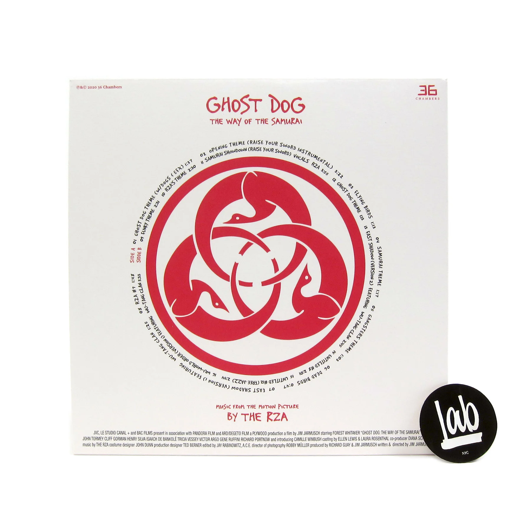 RZA: Ghost Dog - Way Of The Samurai Soundtrack (White Colored Vinyl) Vinyl LP - Image 3