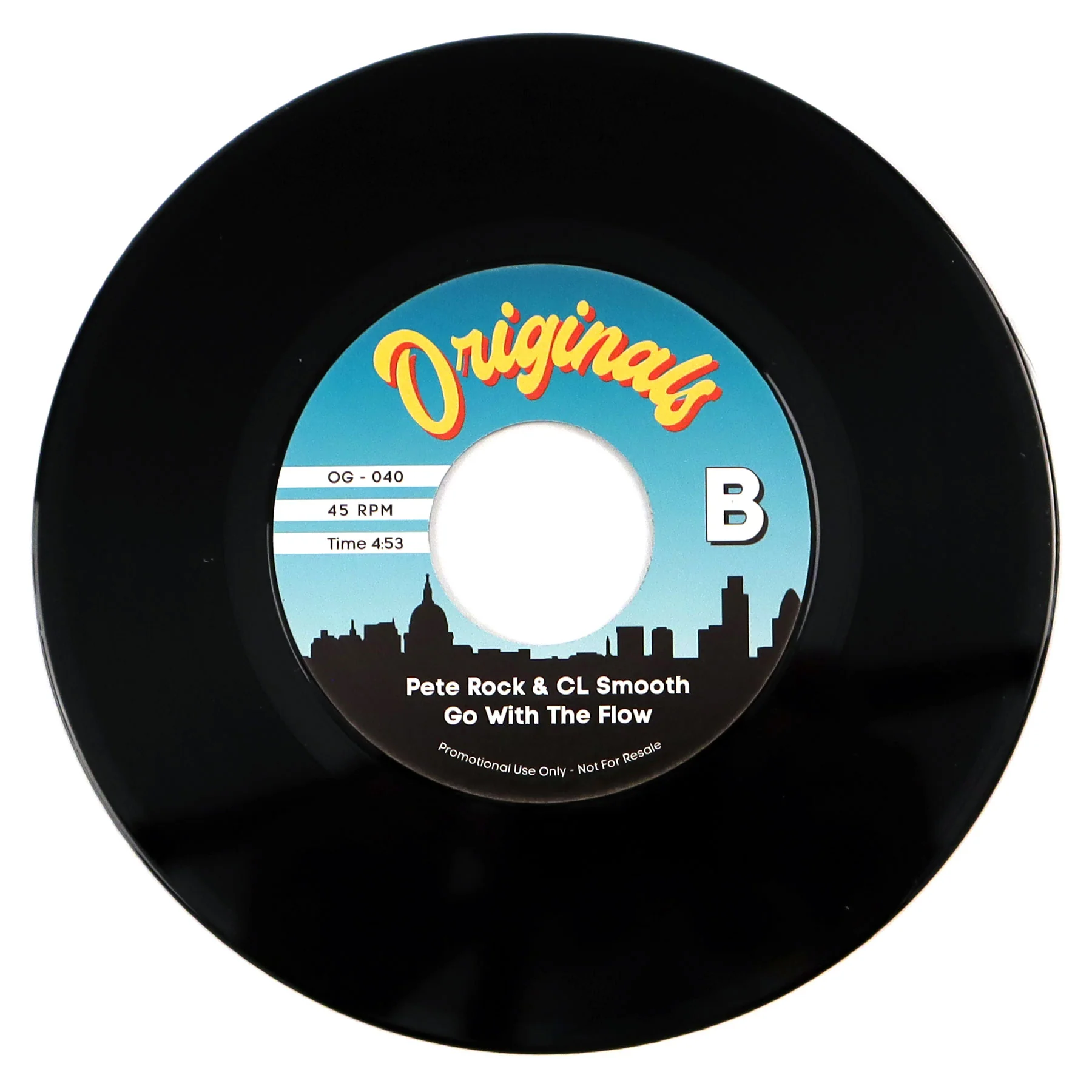 S.O.U.L. / Pete Rock & C.L. Smooth: Burning Spear (DJ Matman Edit) / Go With The Flow Vinyl 7" - Image 2