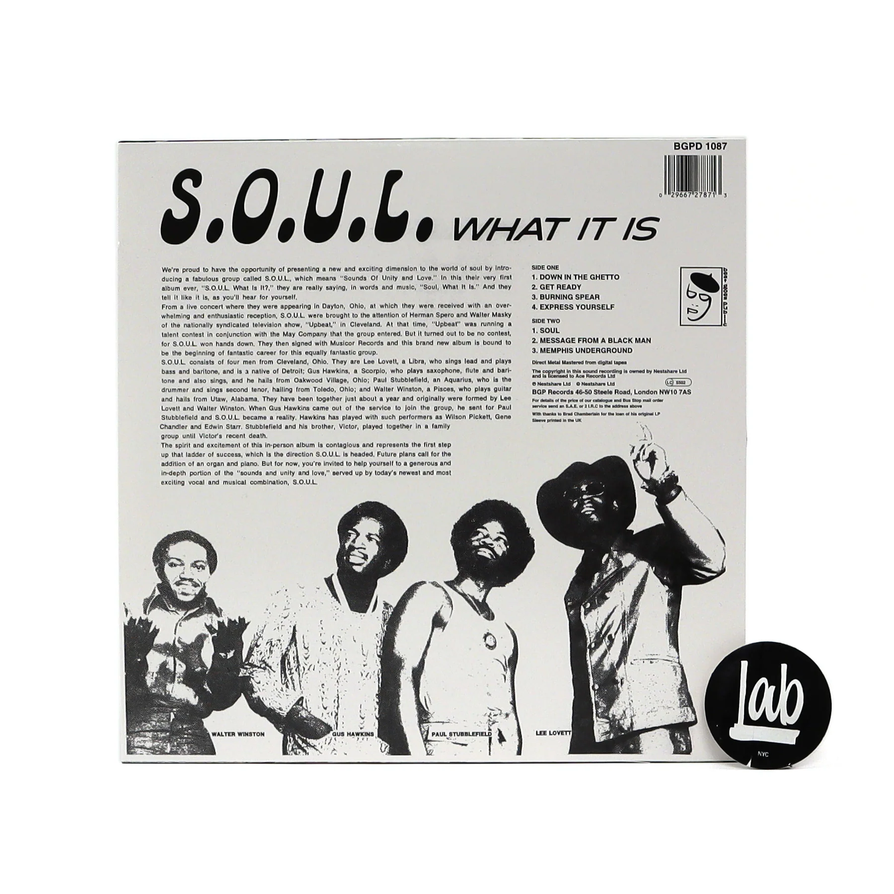 S.O.U.L.: What Is It (UK Import) Vinyl LP - Image 2