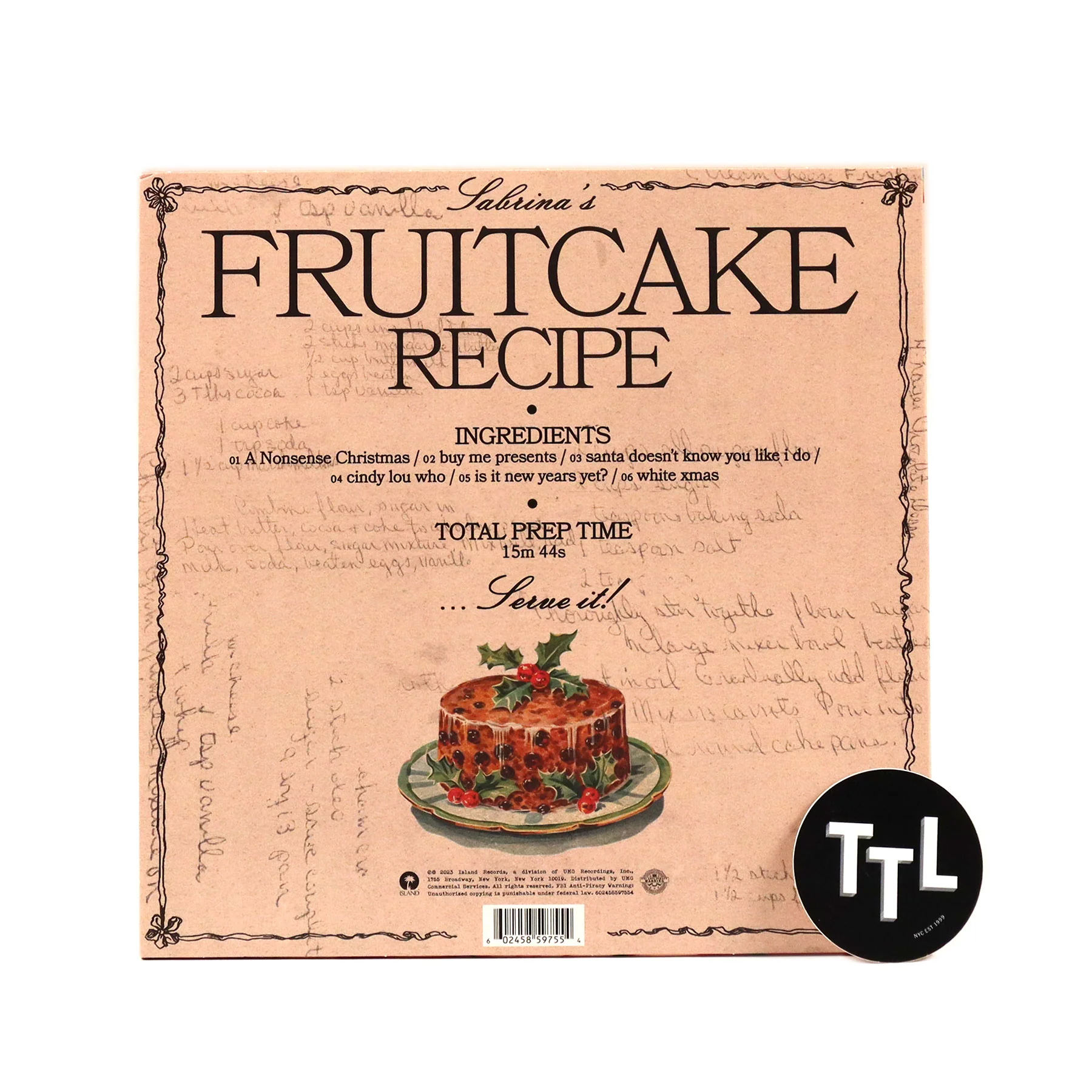 Sabrina Carpenter: Fruitcake (Indie Exclusive Olive Colored Vinyl) Vinyl LP - Image 3