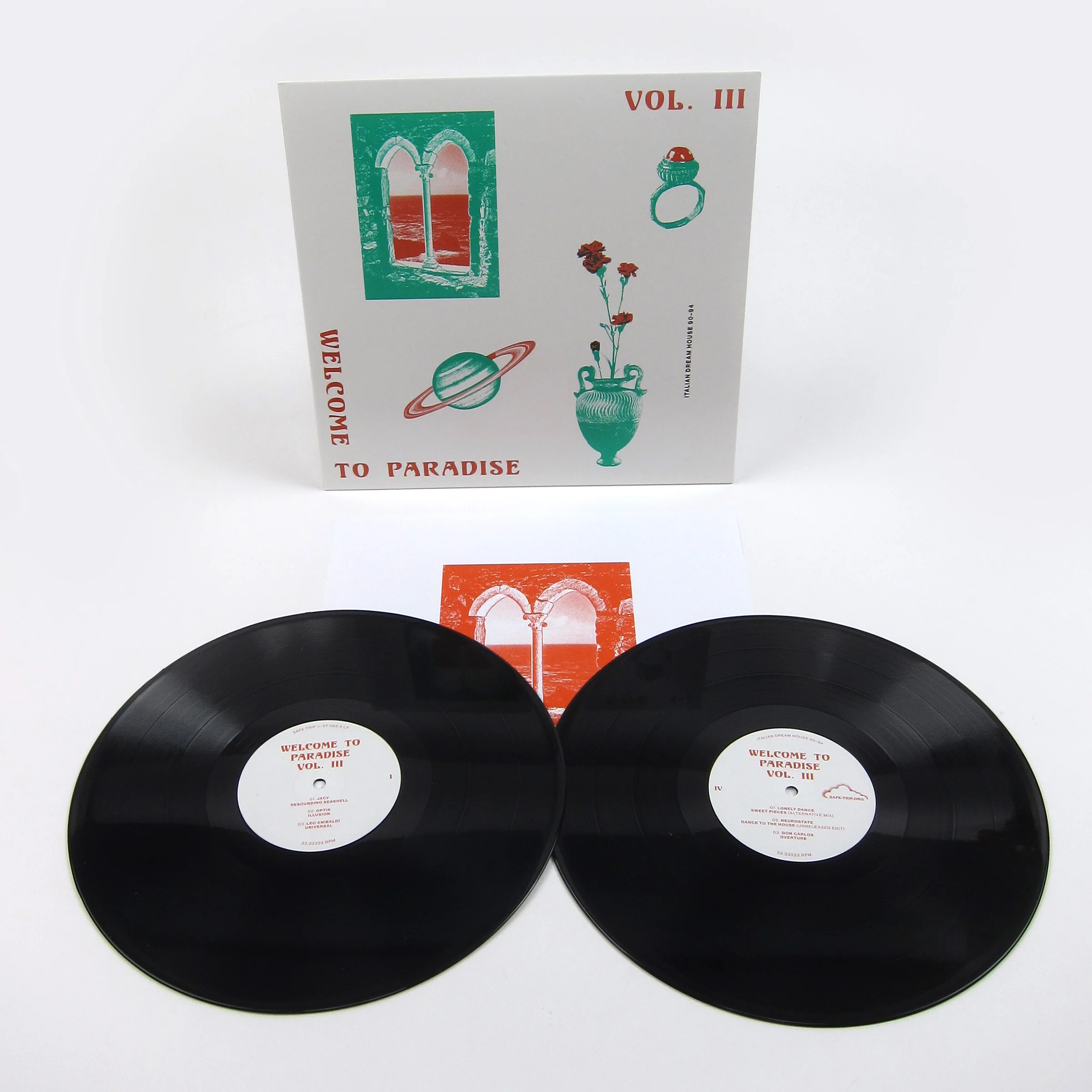 Safe Trip: Welcome To Paradise Vol.III - Italian Dream House 90-94 Vinyl 2LP - Image 2