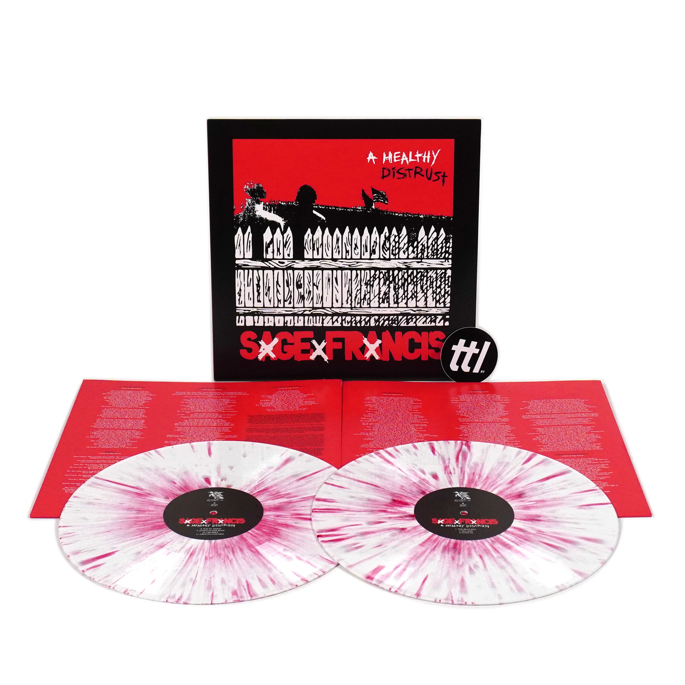 Sage Francis: A Healthy Distrust - 20th Anniversary Edition (Colored Vinyl) Vinyl 2LP - Image 2