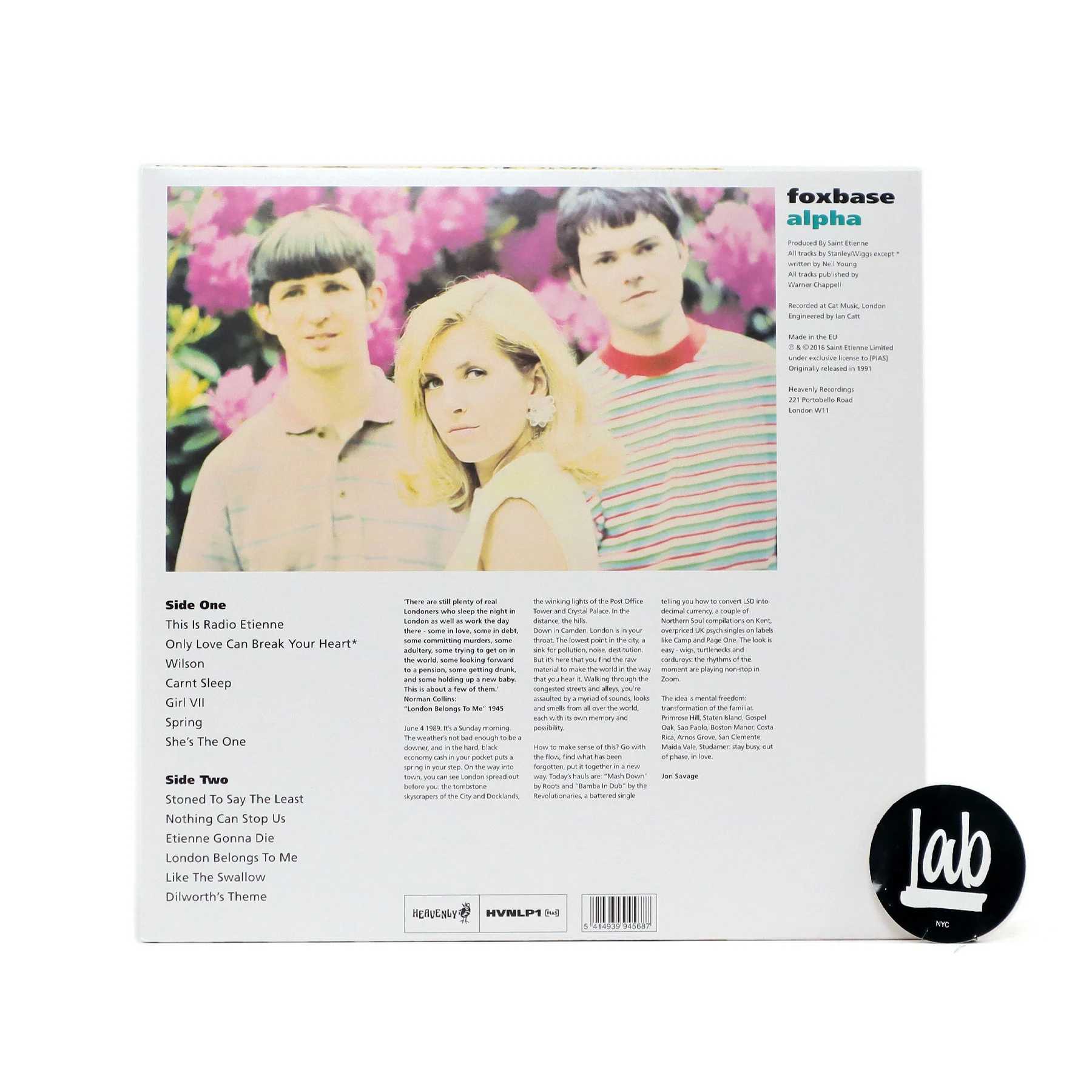 Saint Etienne: Foxbase Alpha (Colored Vinyl) Vinyl LP - Image 3
