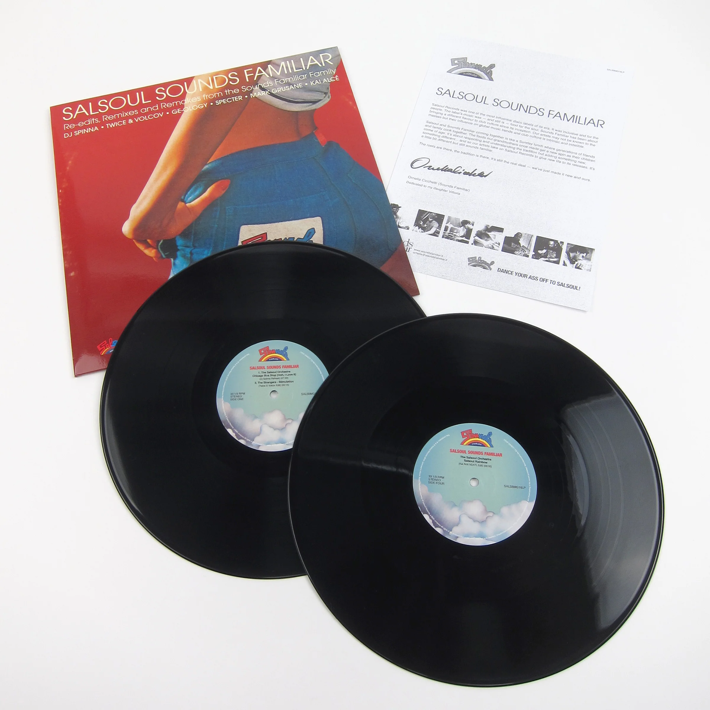 Salsoul Records: Salsoul Sounds Familiar (Re-Edits, Remixes And Remakes From The Sounds Familiar Crew) Vinyl 2LP - Image 2