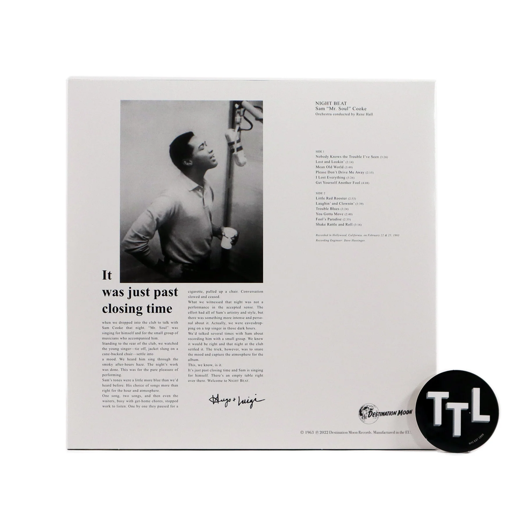 Sam Cooke: Night Beat (Colored Vinyl) Vinyl LP - Image 3