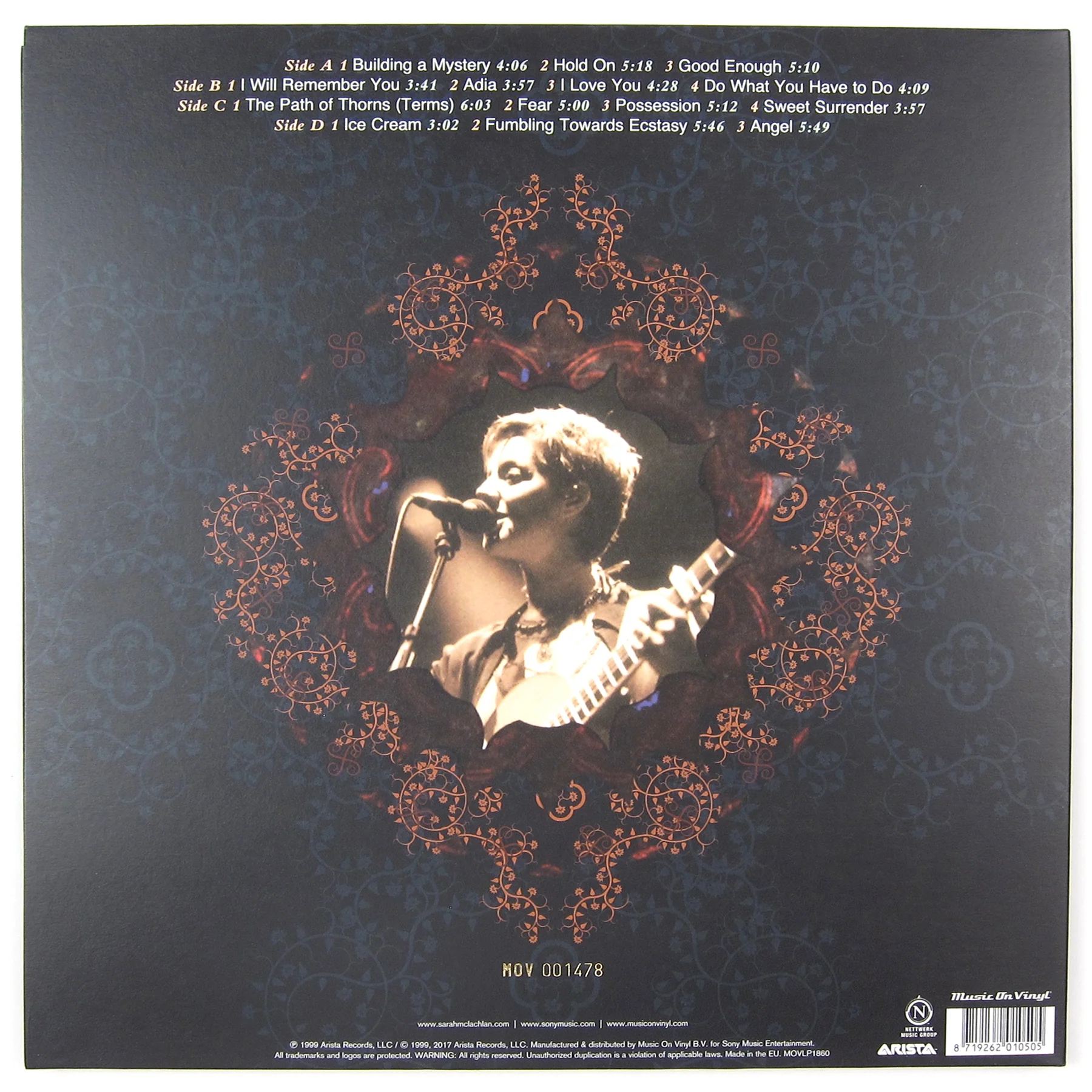 Sarah McLachlan: Mirrorball (Music On Vinyl 180g, Colored Vinyl) Vinyl 2LP - Image 3