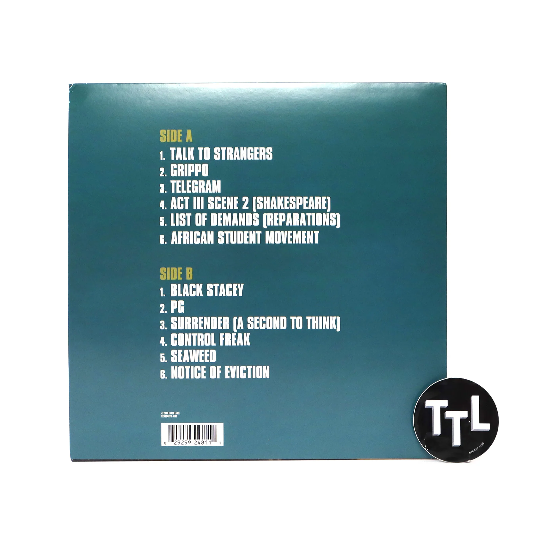 Saul Williams: Saul Williams Vinyl LP - Image 2