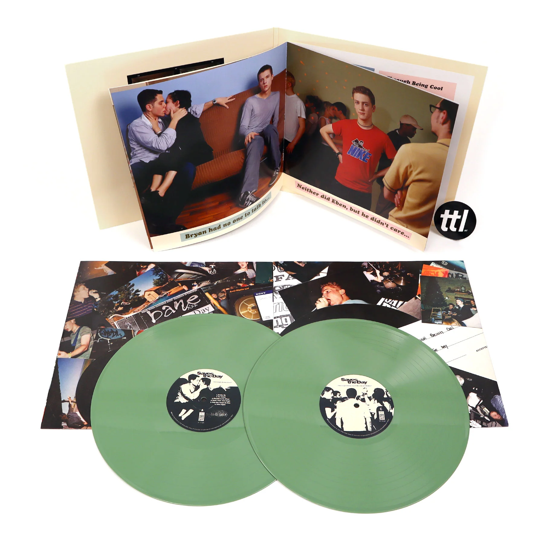 Saves The Day: Through Being Cool (Green Colored Vinyl) Vinyl 2LP - Image 2