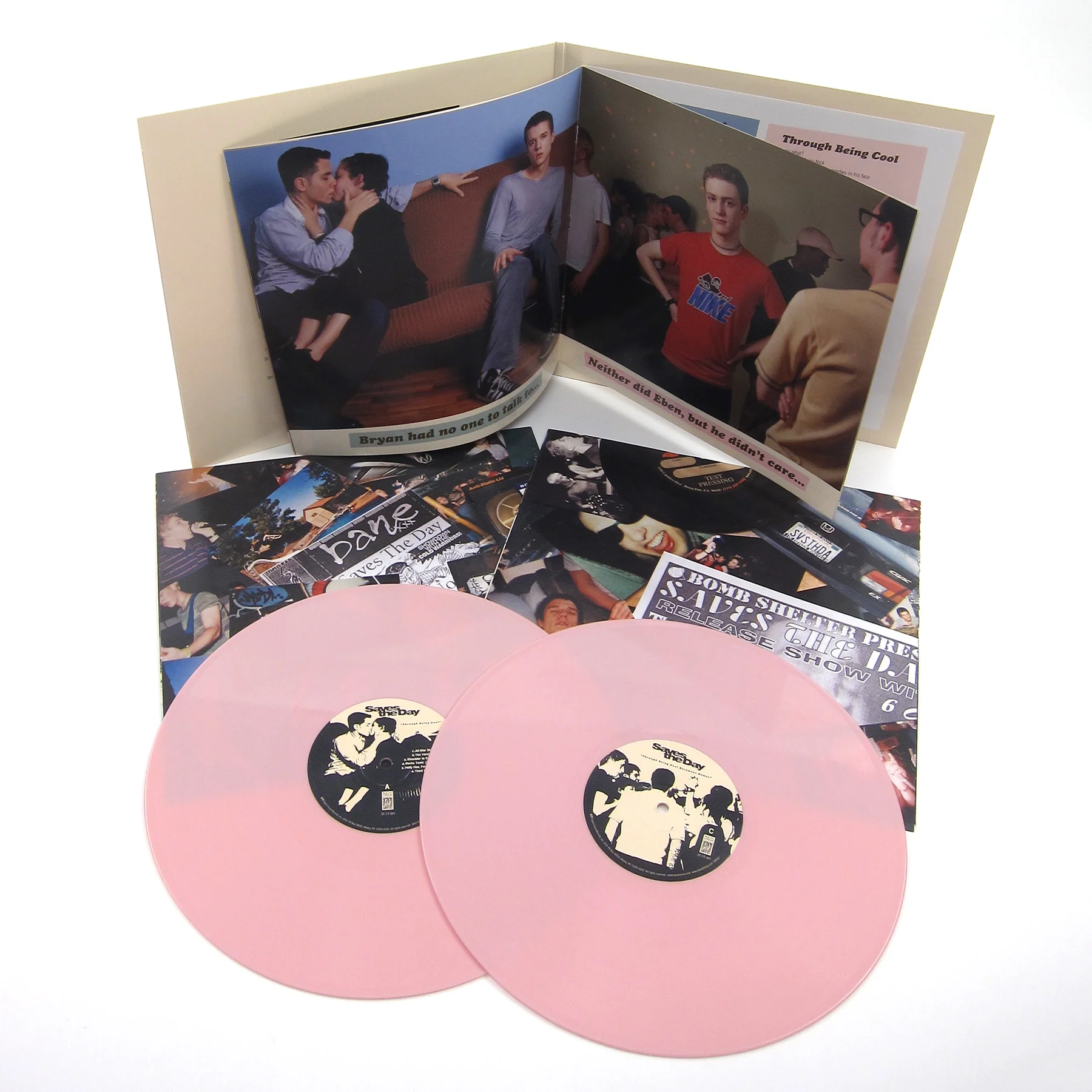 Saves The Day: Through Being Cool (Pink Colored Vinyl) Vinyl 2LP - Image 2