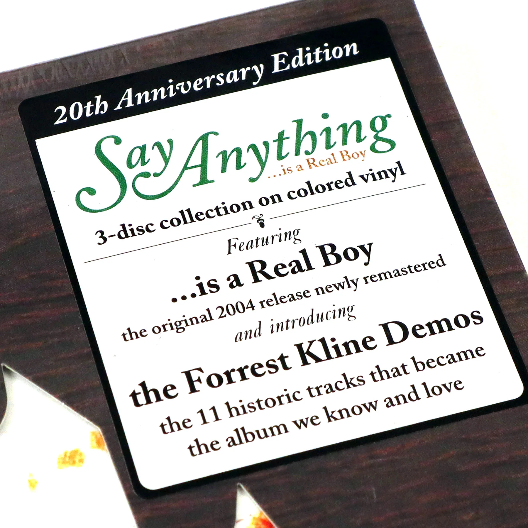 Say Anything: Is A Real Boy - 20th Anniversary Edition (Colored Vinyl) Vinyl 3LP - Image 6