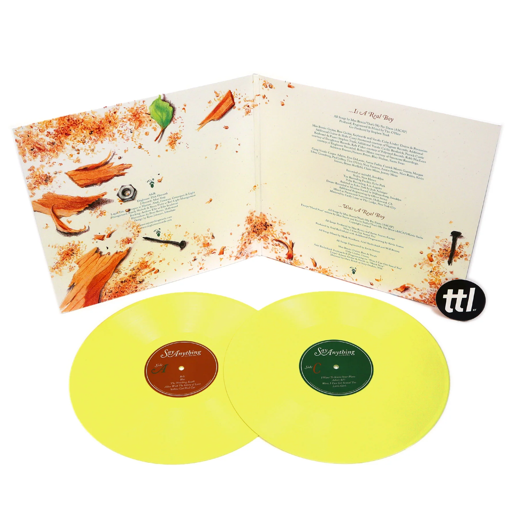 Say Anything: ...Is a Real Boy (Indie Exclusive Colored Vinyl) Vinyl 2LP - Image 2