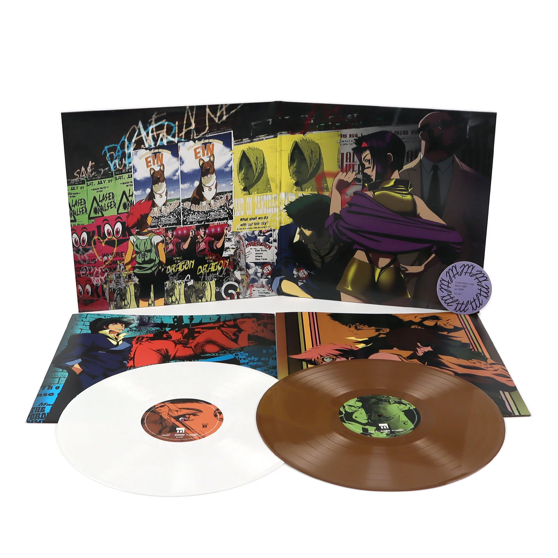 Seatbelts: Cowboy Bebop (White & Brown Colored Vinyl) Vinyl 2LP - Image 2