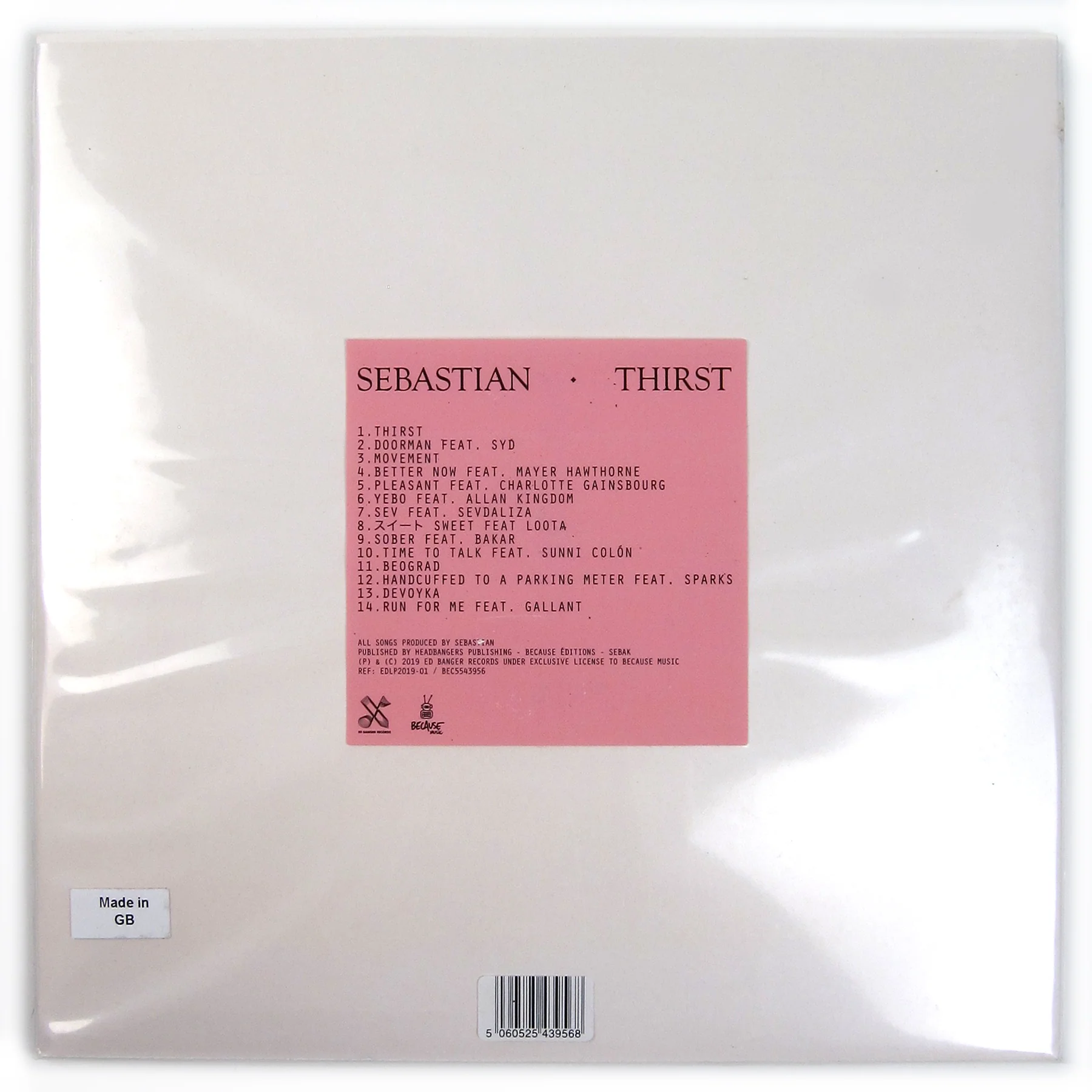 Sebastian: Thirst (Colored Vinyl) Vinyl 2LP+CD - Image 3