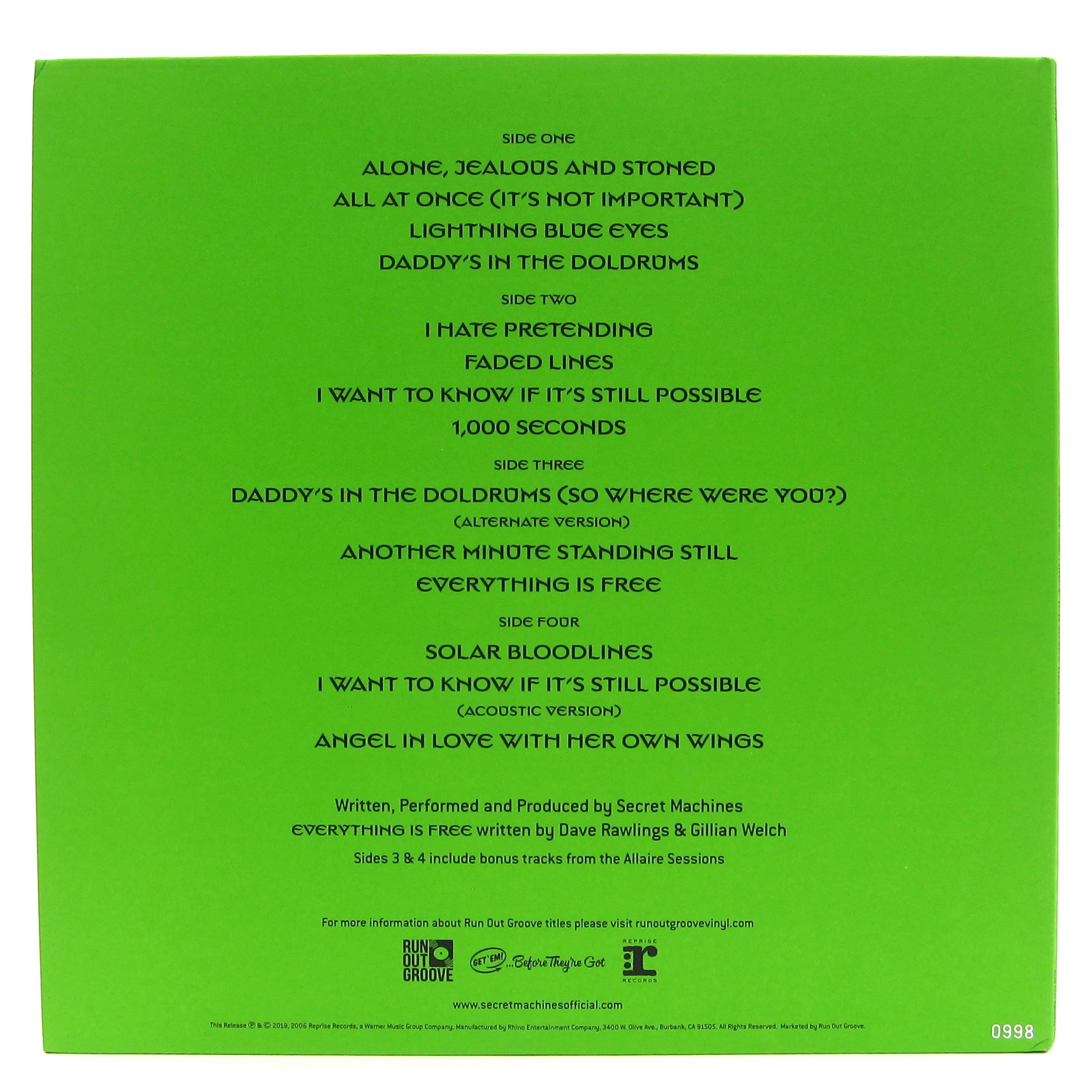 Secret Machines: Ten Silver Drops Expanded Edition (Run Out Groove 180g) Vinyl 2LP - Image 3