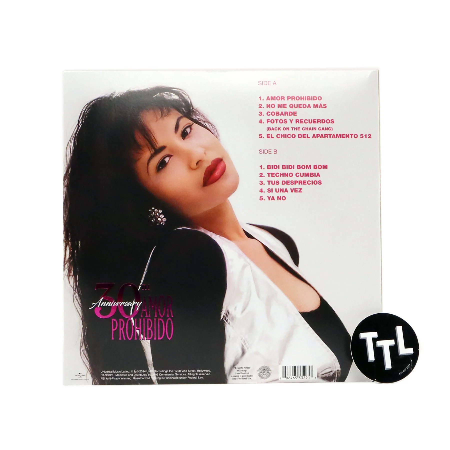 Selena: Amor Prohibido - 30th Anniversary Edition (Colored Vinyl) Vinyl LP - Image 3
