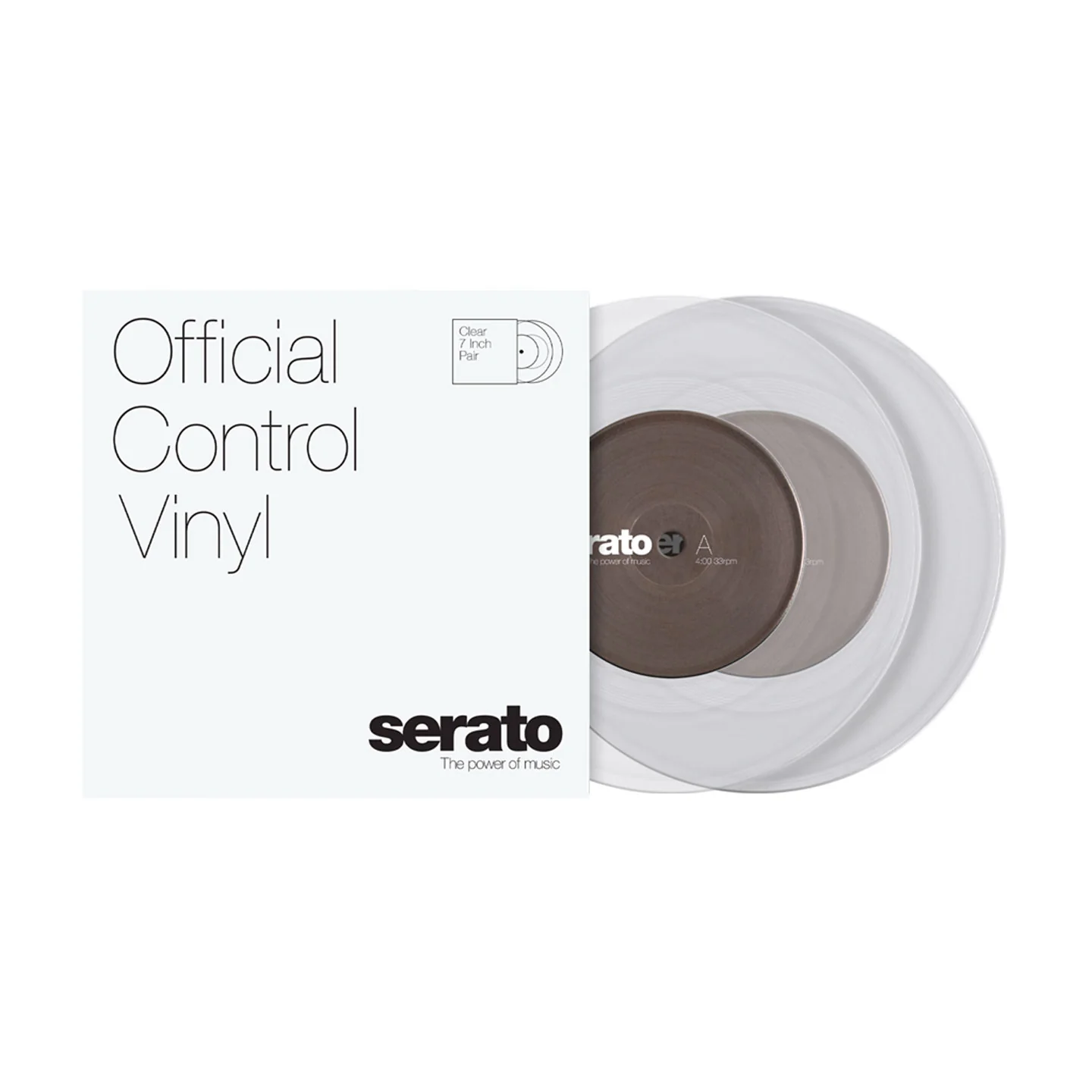 Serato: Performance Series Control Vinyl 2x7" - Clear - Image 2