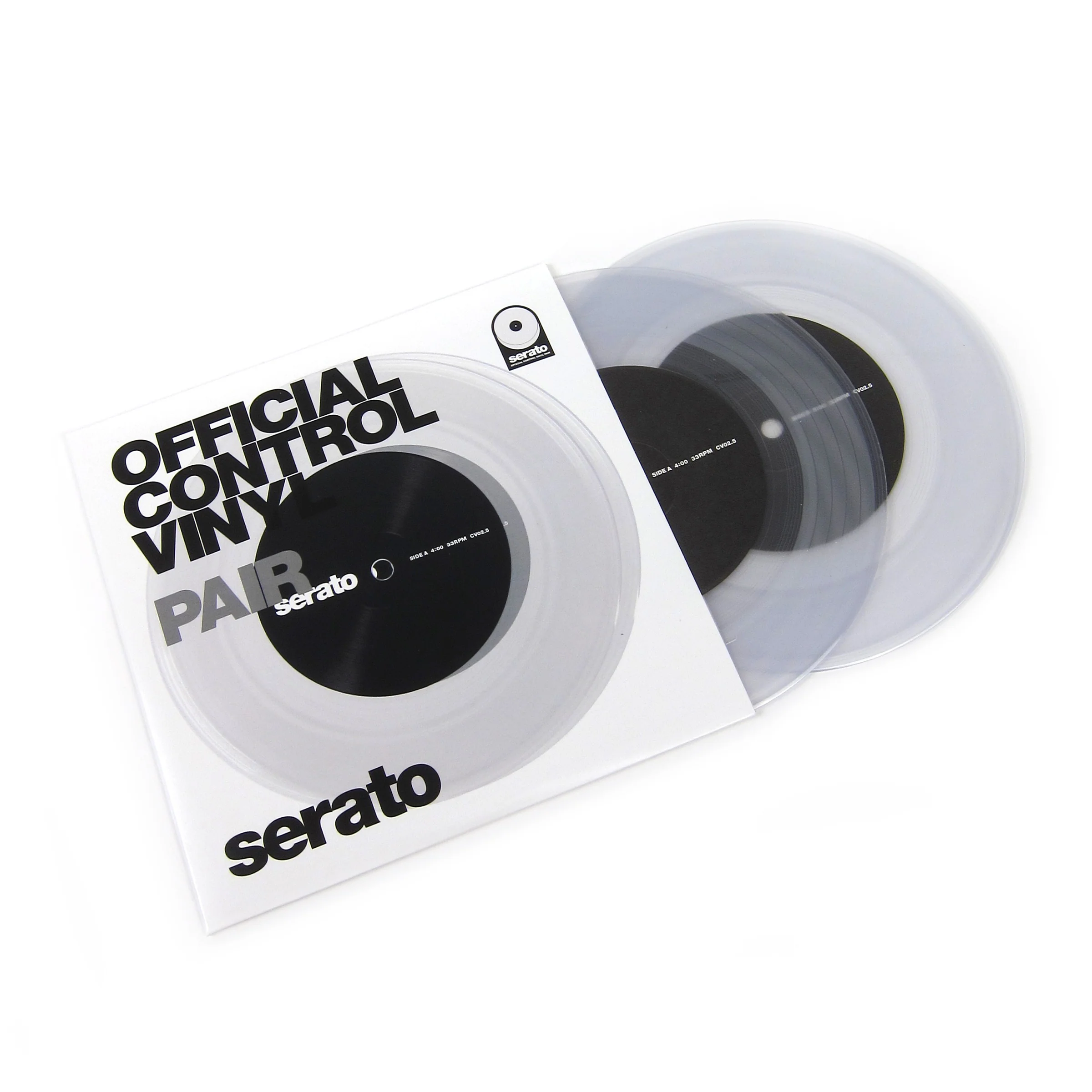 Serato: Performance Series Control Vinyl 2x7" - Clear - Image 3