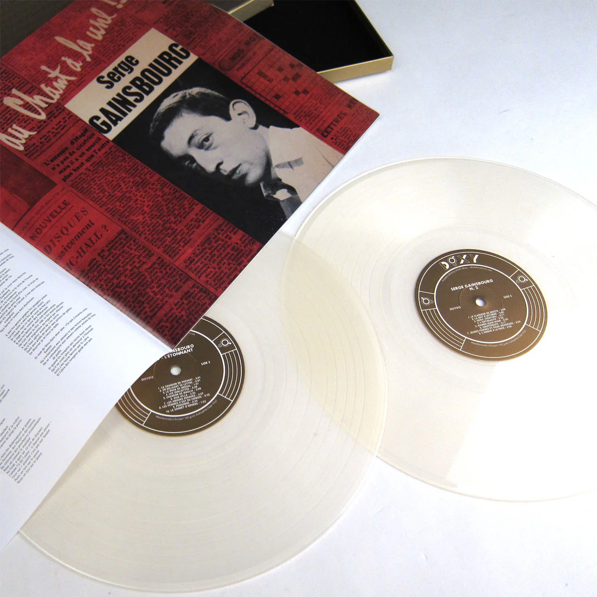 Serge Gainsbourg: 1 2 3 4  (Audiophile Clear Vinyl) ACV Vinyl Boxset 2LP - Image 3