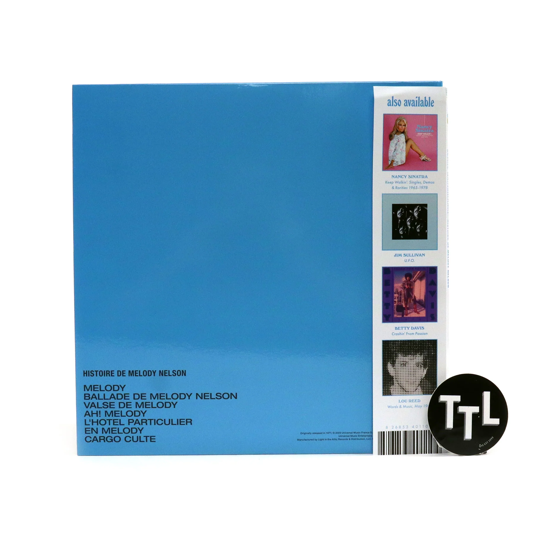 Serge Gainsbourg: Histoire De Melody Nelson (Clear Colored Vinyl) Vinyl LP - Image 3