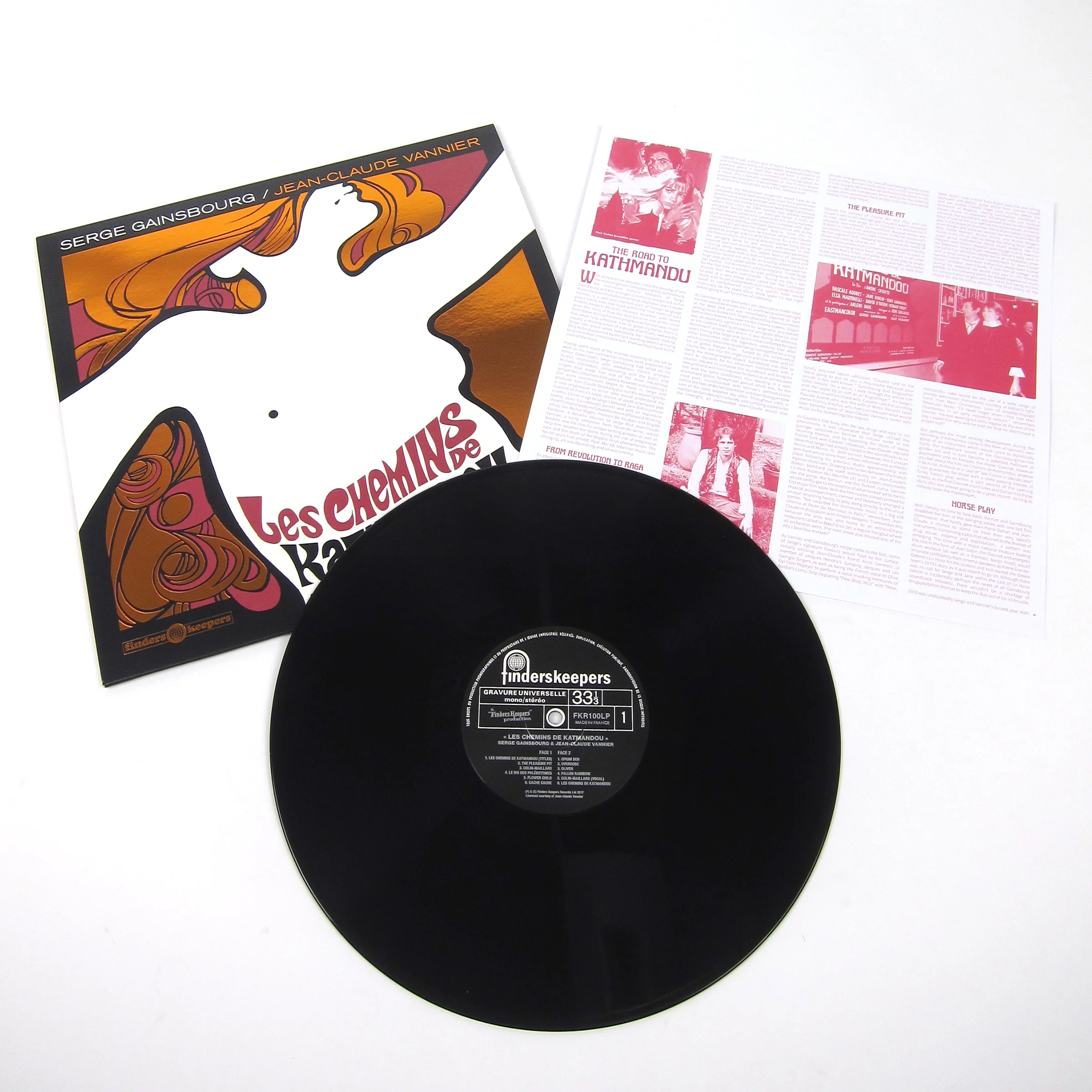 Serge Gainsbourg / Jean-Claude Vannier: Les Chemins De Katmandou Vinyl LP - Image 2