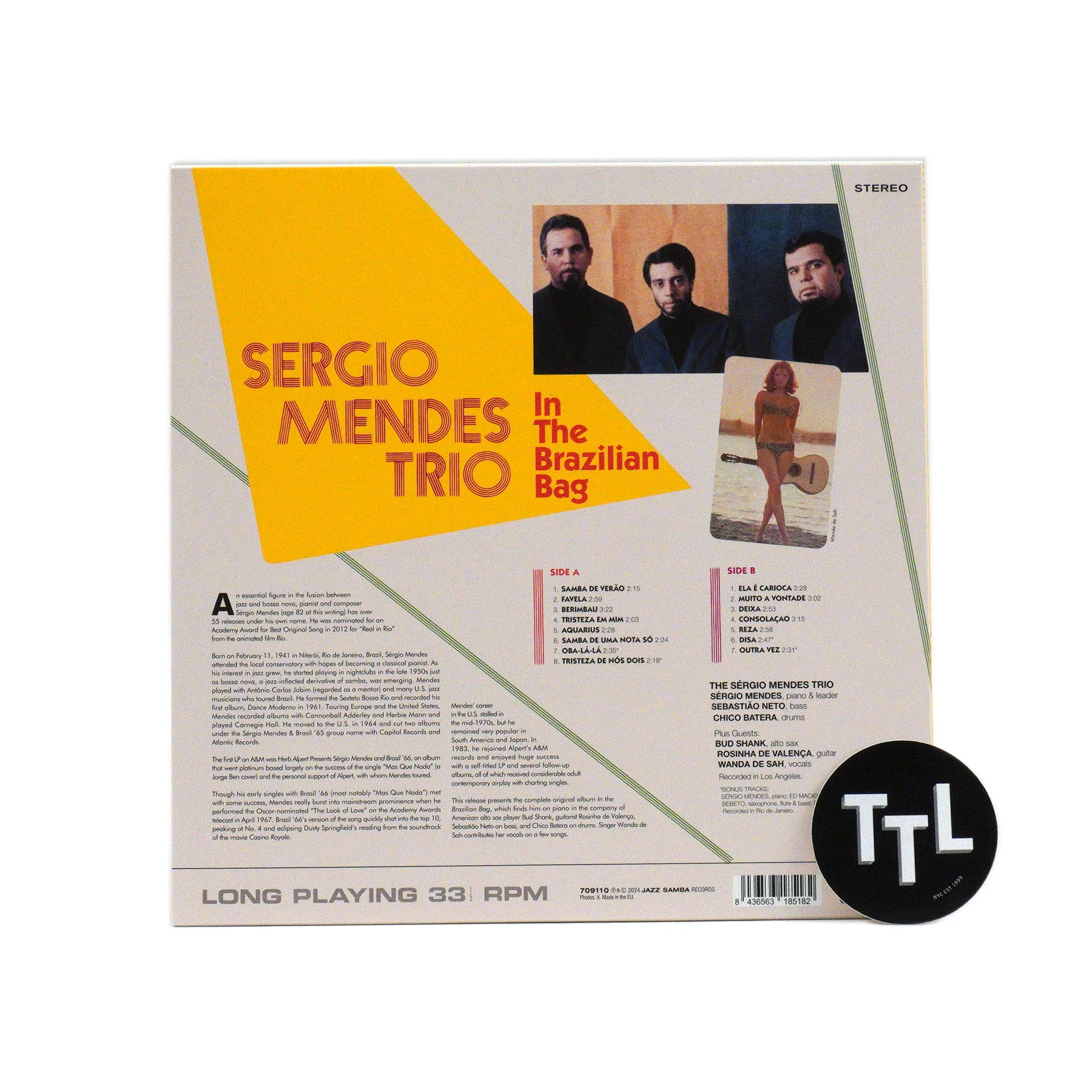 Sergio Mendes Trio: In The Brazilian Bag feat. Wanda De Sah (180g) Vinyl LP - Image 2