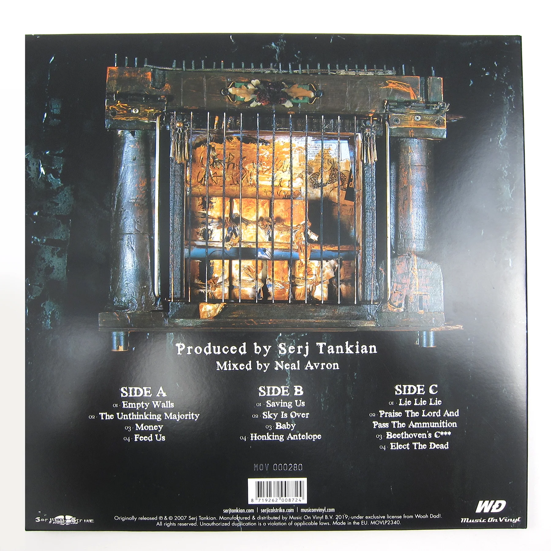 Serj Tankian: Elect The Dead (Music On Vinyl 180g, Colored Vinyl) Vinyl 2LP - Image 3