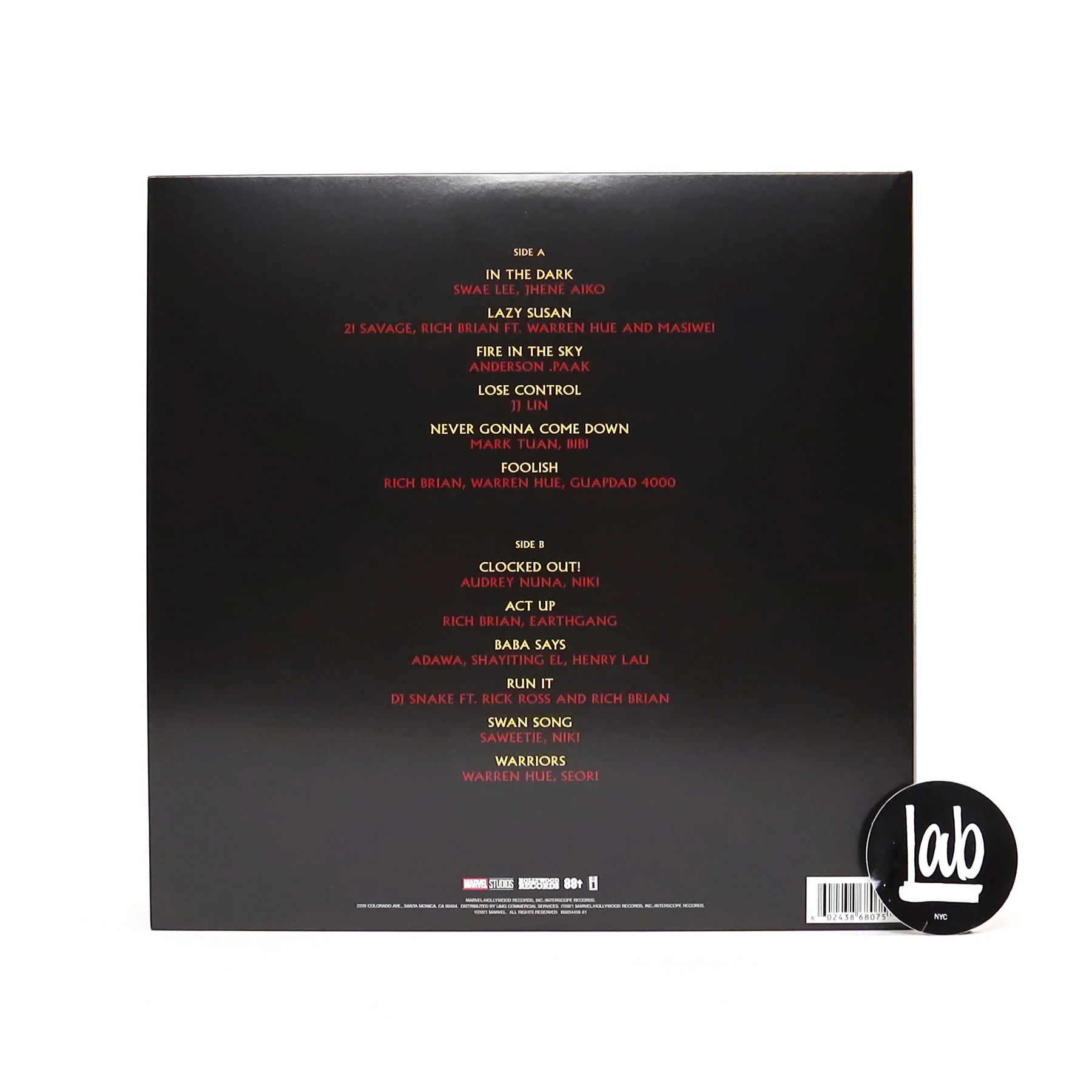 Shang-Chi And The Legend Of The Ten Rings: The Motion Picture Soundtrack Vinyl LP - Image 3