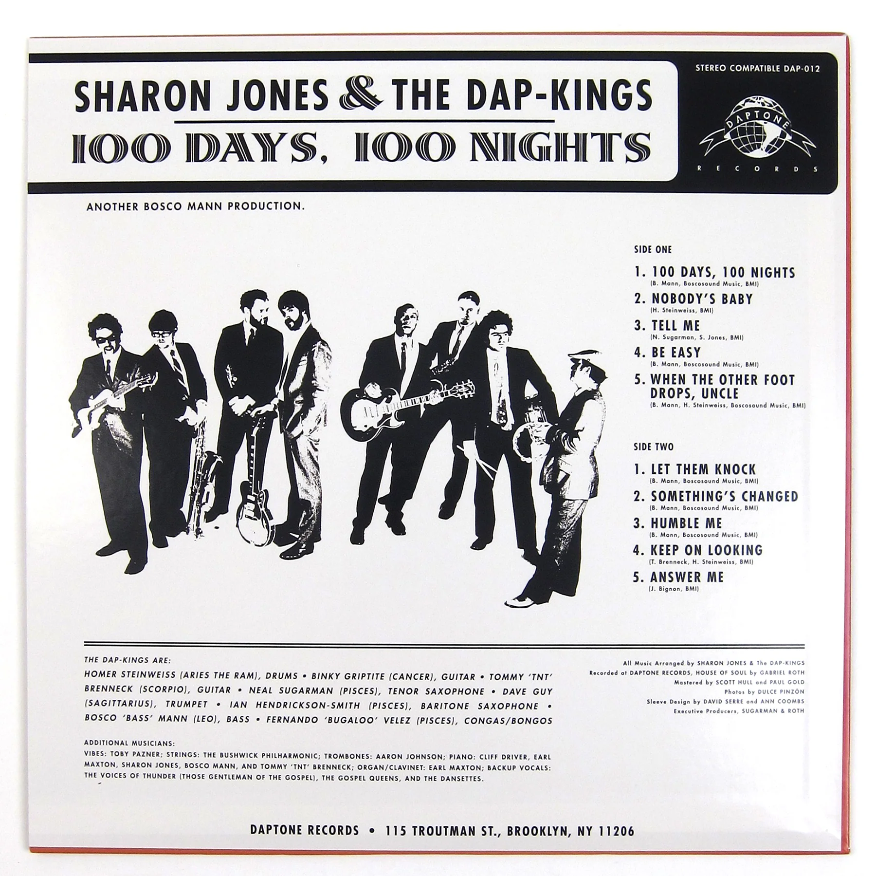 Sharon Jones And The Dap-Kings: 100 Days, 100 Nights Vinyl LP - Image 2