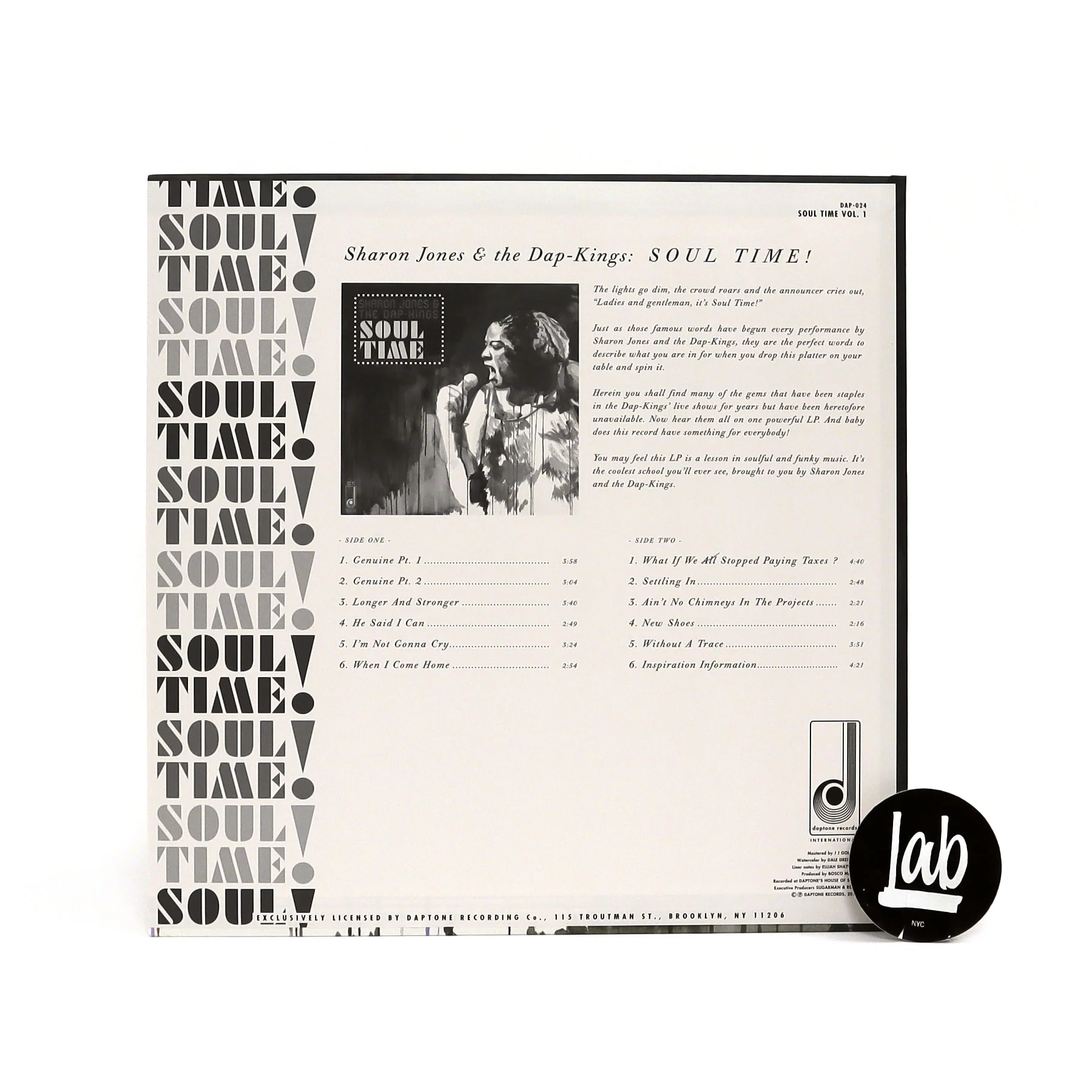 Sharon Jones And The Dap-Kings: Soul Time! (Indie Exclusive Colored Vinyl) Vinyl LP - Image 3